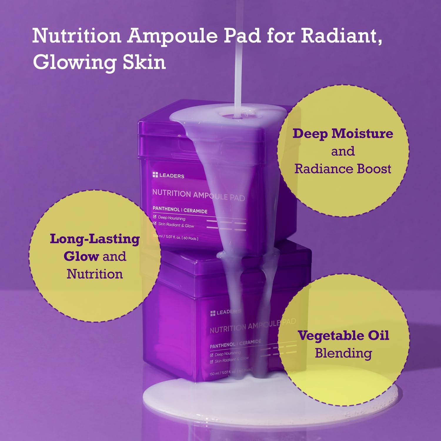 Pads de Ampoule de Nutrición Leaders - Hidratación Profunda 60 Unidades