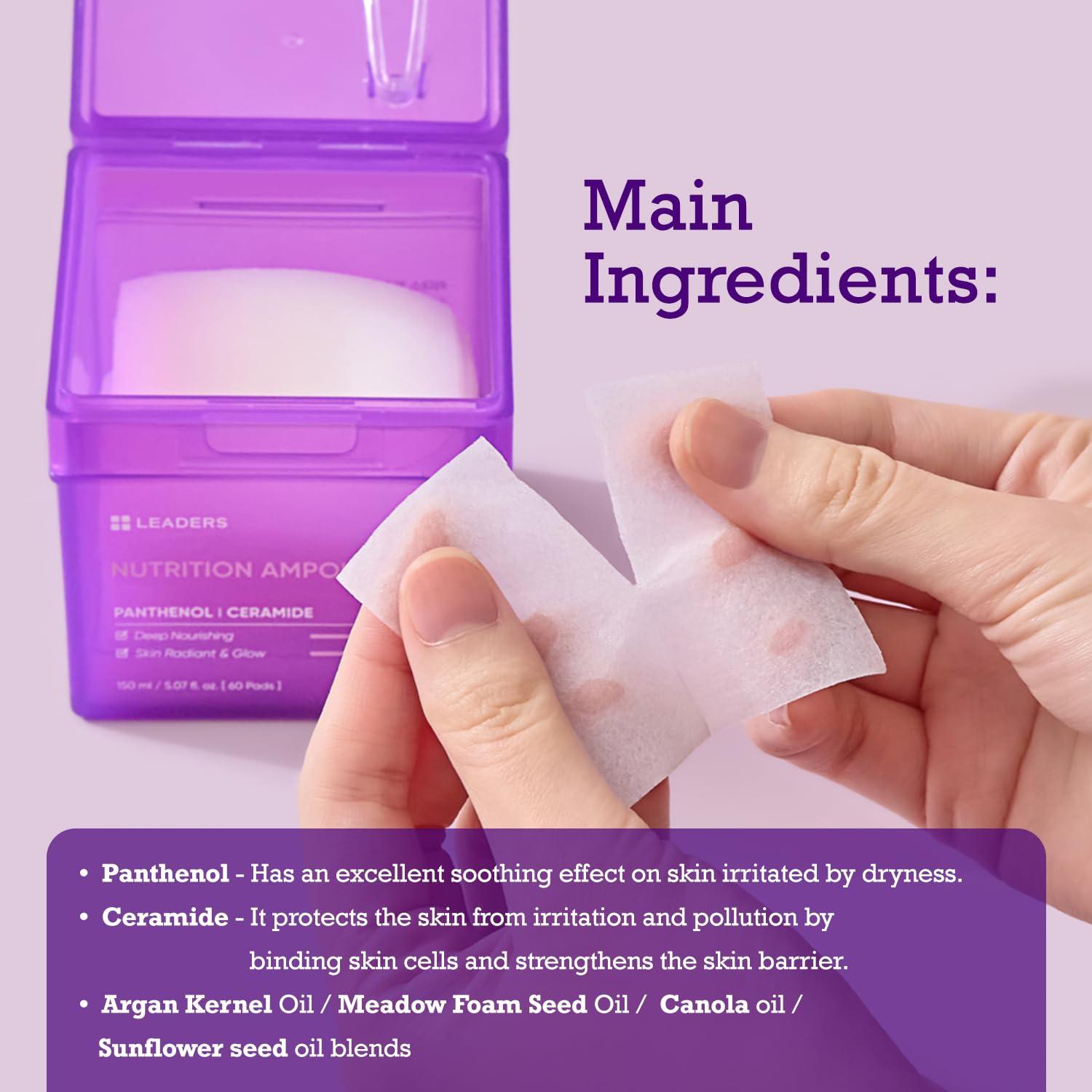 Pads de Ampoule de Nutrición Leaders - Hidratación Profunda 60 Unidades