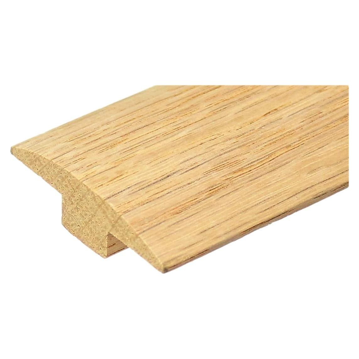 Moldura T de Roble Sin Acabado 2" Randall 3 FT Pre-perforada