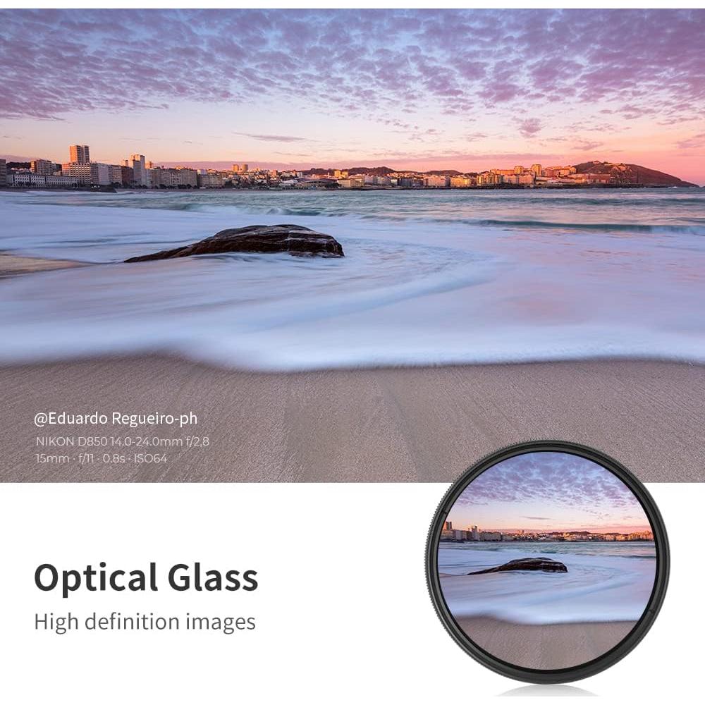 Filtro ND variable K&F Concept 37mm ajustable con paño