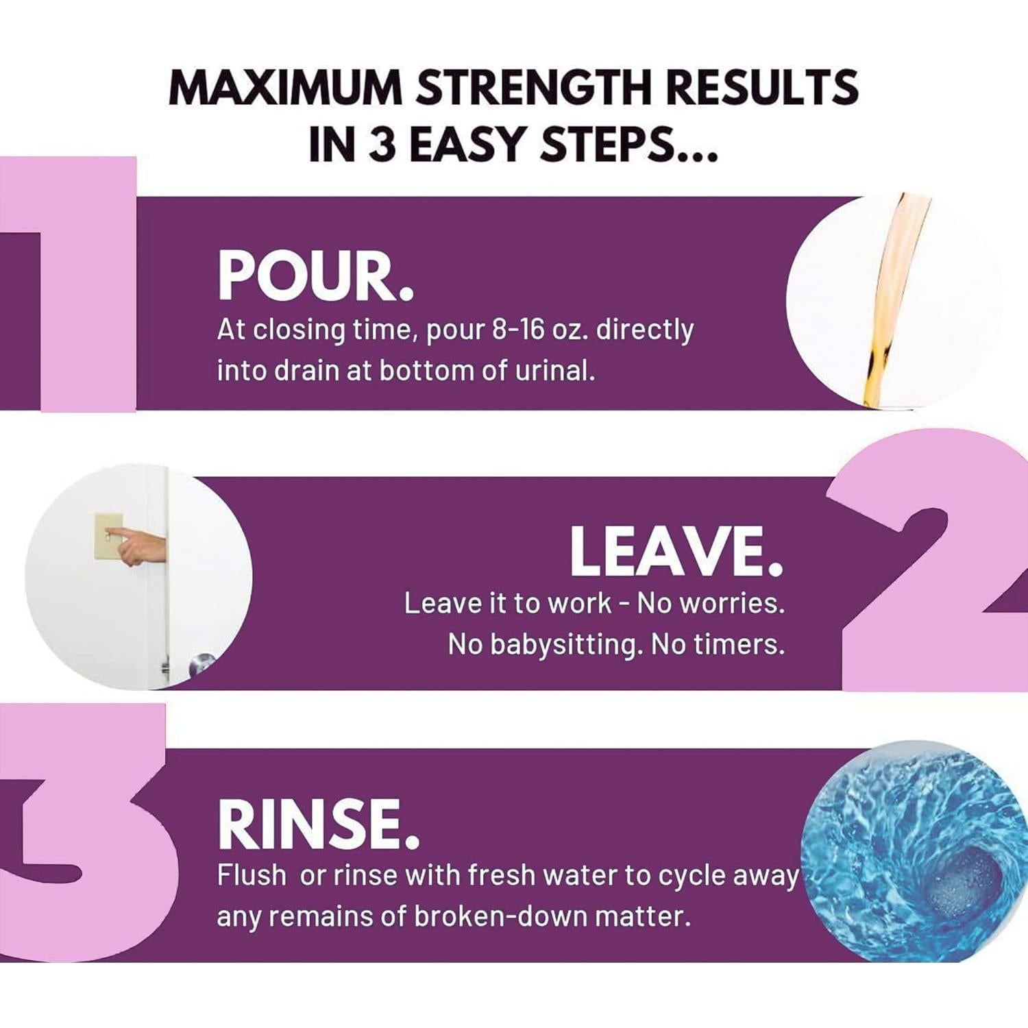 Removedor de Sal Urinario Detco 946 ml - Seguro para Tuberías