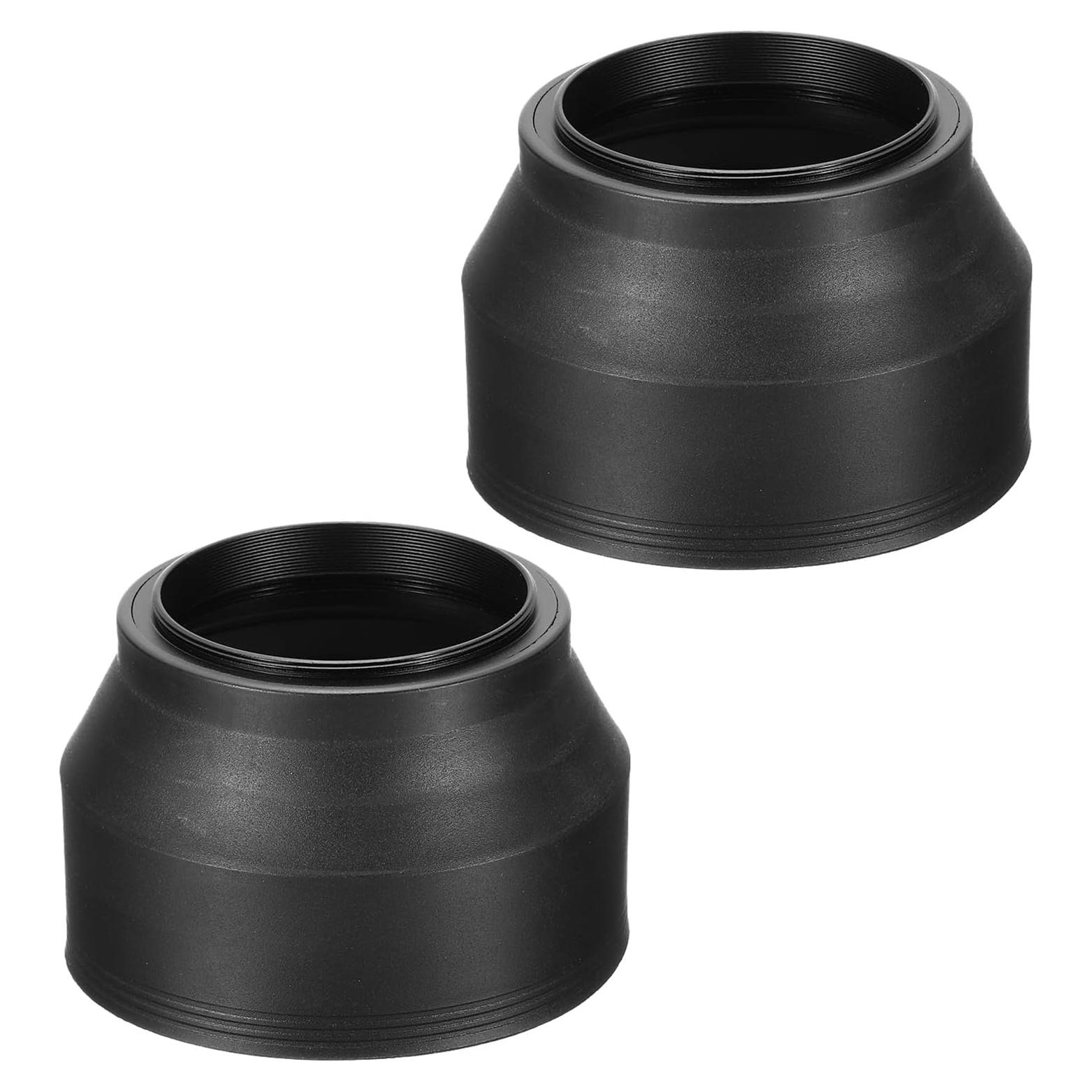 Capucha de Lente PATIKIL 49mm Goma Colapsable Anti-Reflexión