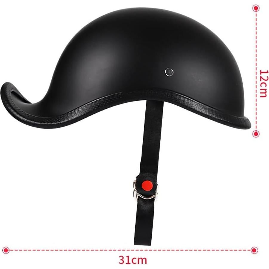 Casco de Motocicleta SDFGDFD Retro Medio Unisex L 59-60cm