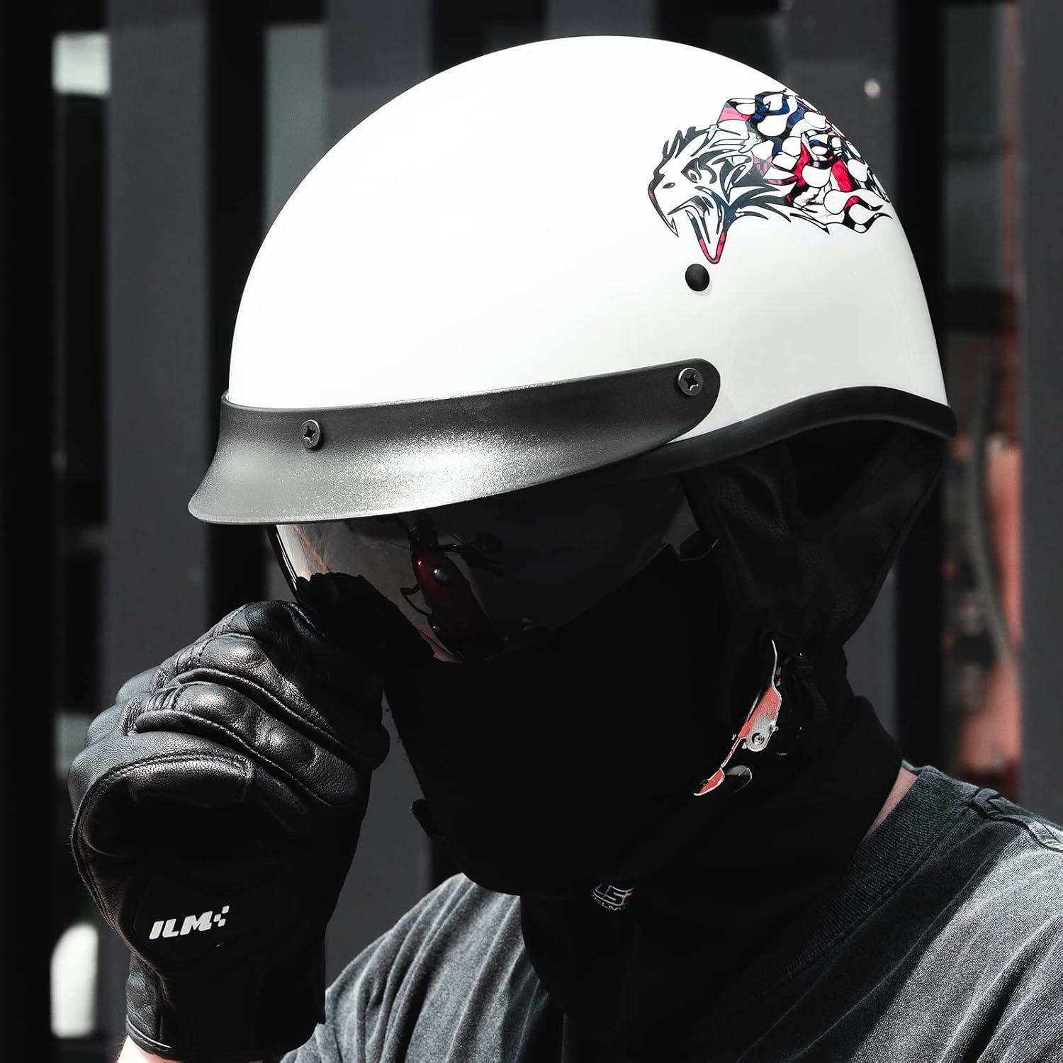 Casco Abierto ILM 210V para Motocicleta Águila X-Large