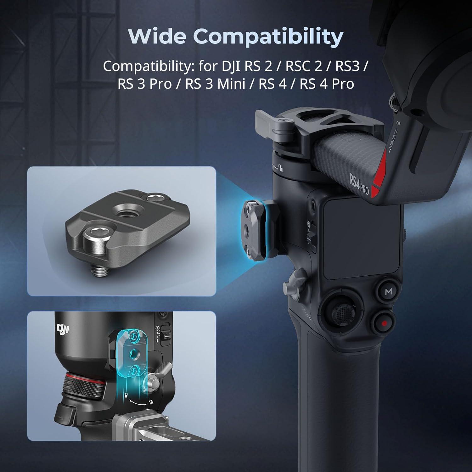 Riel Mini NATO de Liberación Rápida SmallRig 4640 para DJI RS