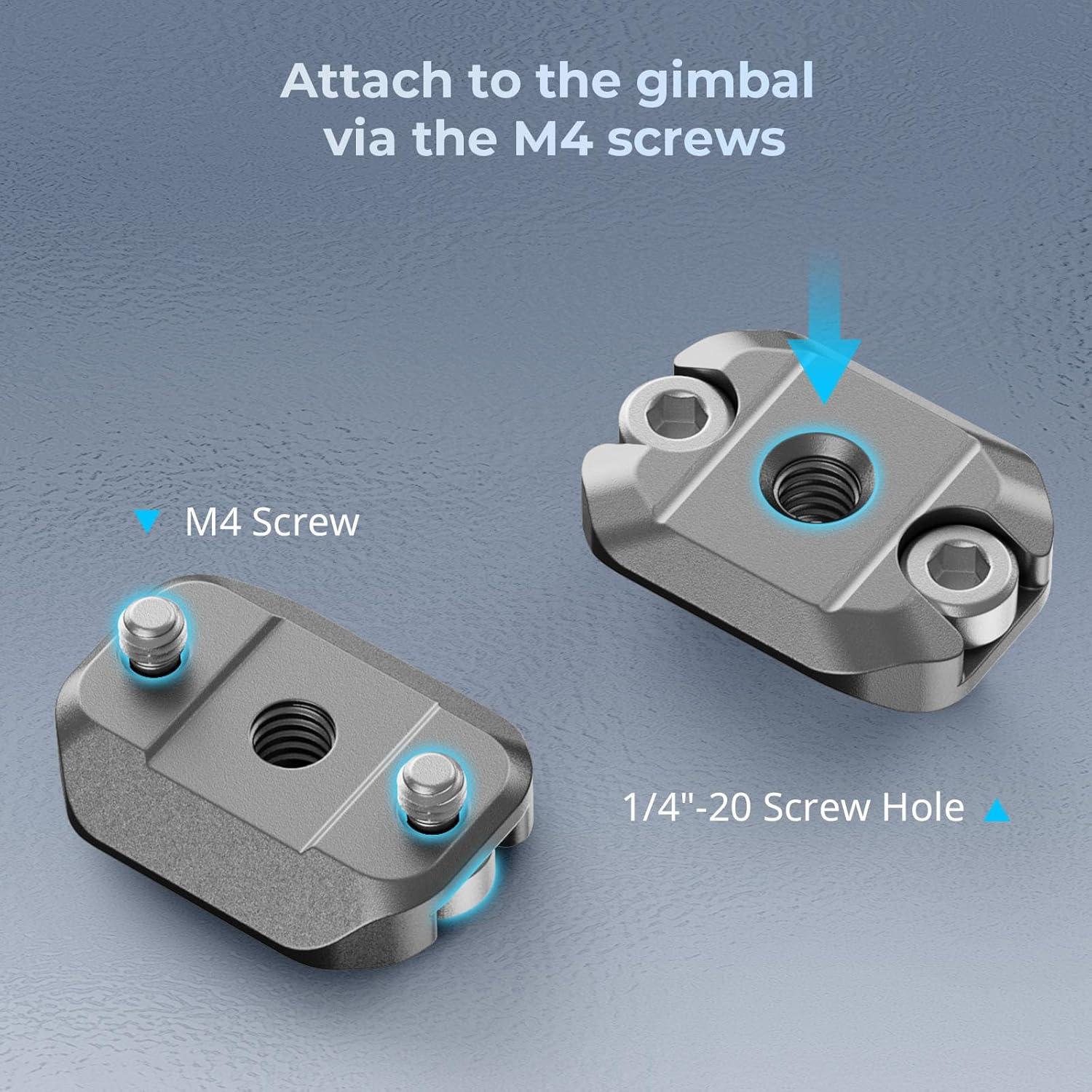Riel Mini NATO de Liberación Rápida SmallRig 4640 para DJI RS