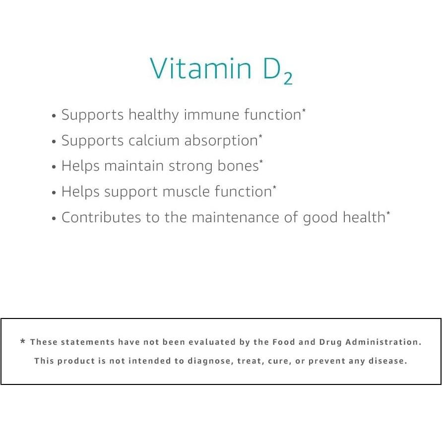 Vitamina D2 2000 UI Vegana Amazon Elements 65 Cápsulas