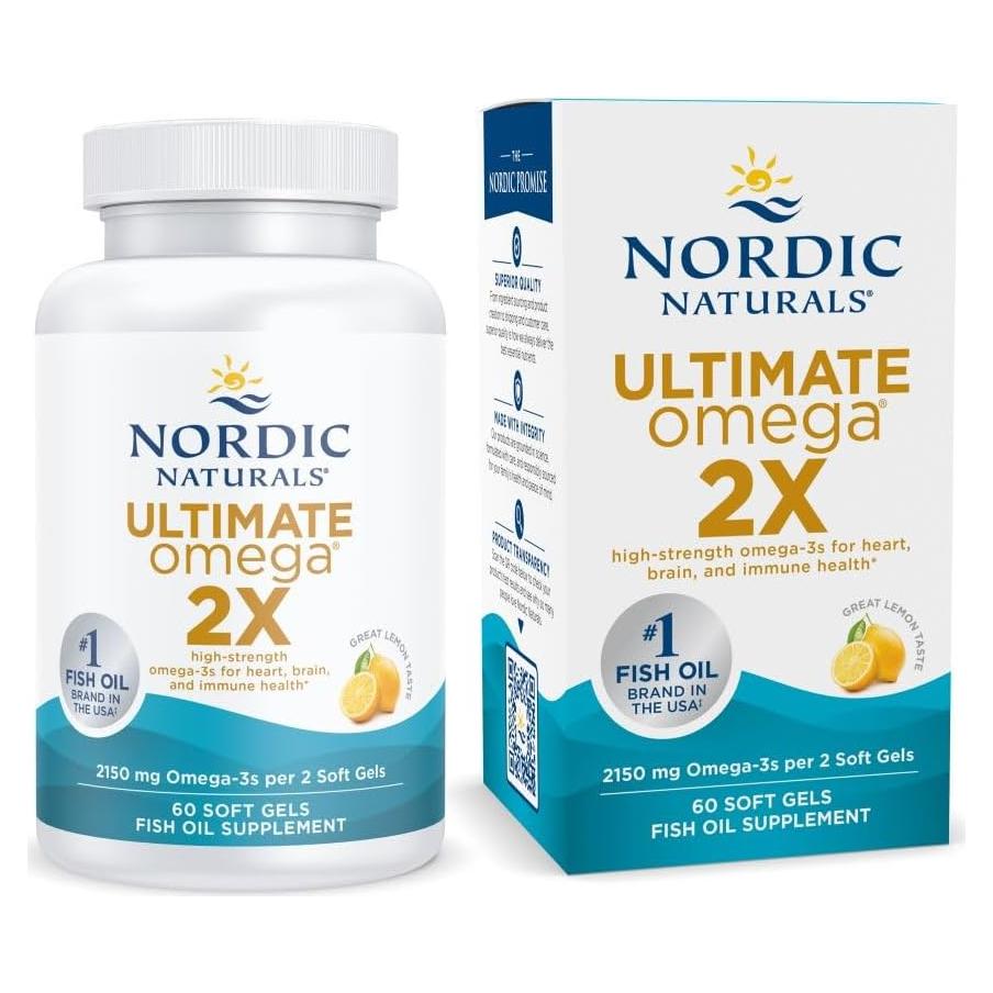 Omega 3 Ultimate Nordic Naturals 2150 mg 60 Gelatinas Limón