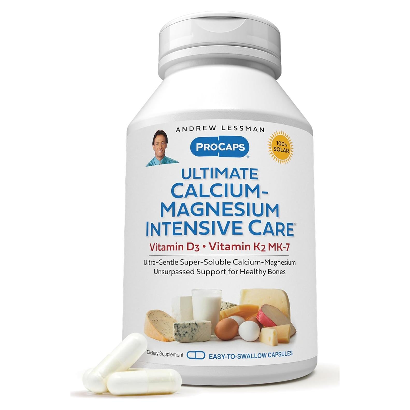 Suplemento de Calcio-Magnesio Andrew Lessman 60 Cápsulas