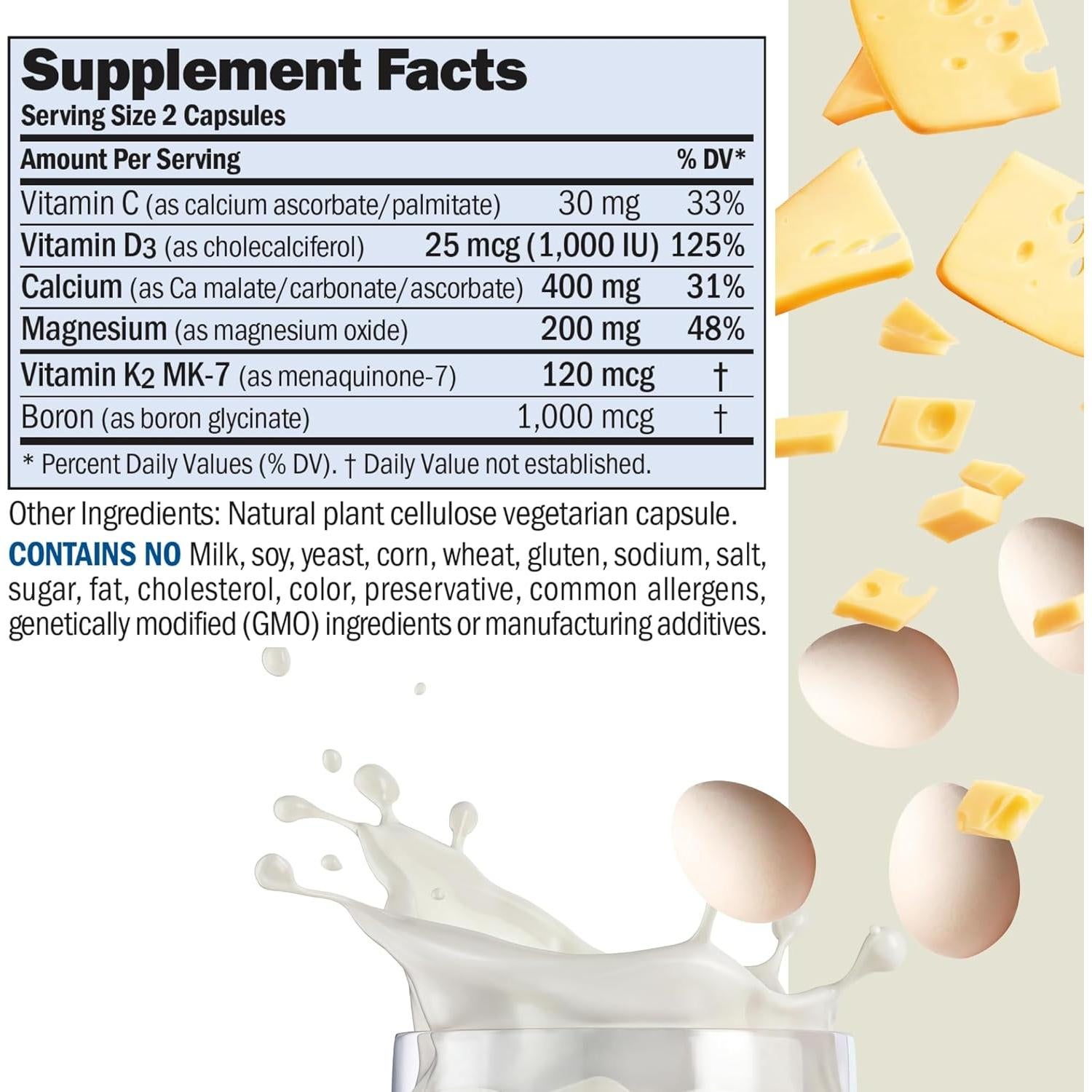 Suplemento de Calcio-Magnesio Andrew Lessman 60 Cápsulas