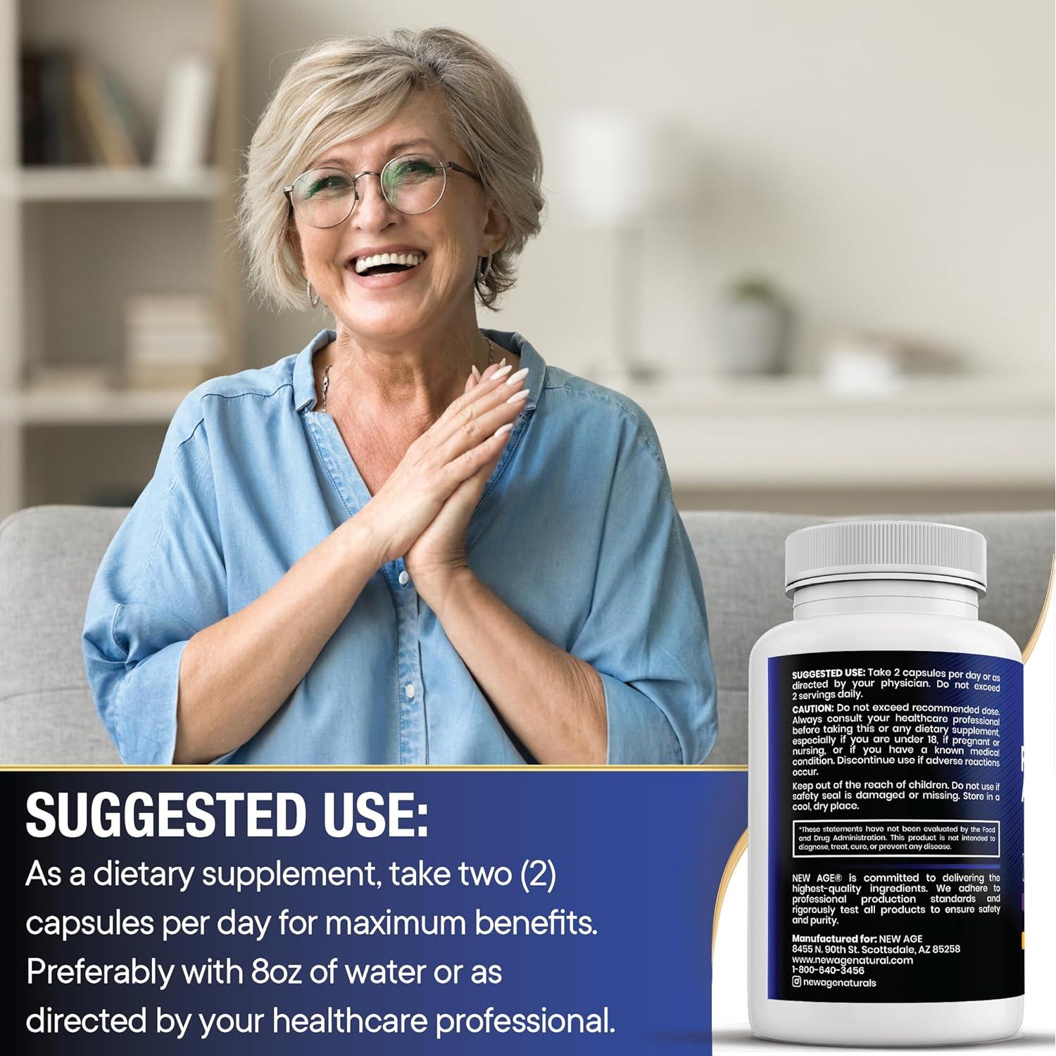 Suplemento DHEA Nueva Era 60 Cápsulas - Pregnenolona, DIM, Ashwagandha