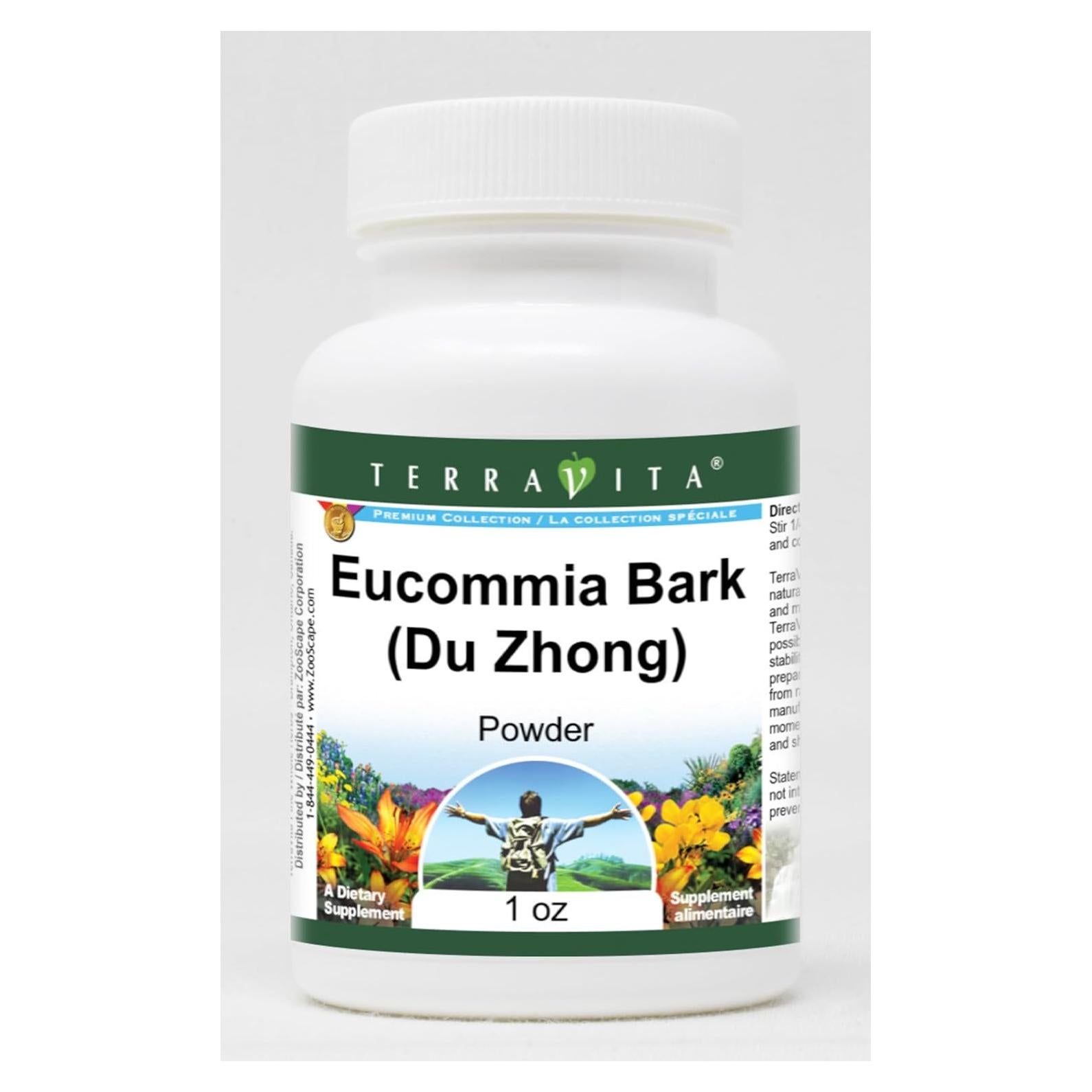 Polvo de Corteza de Eucommia TerraVita 28 g Sin Rellenos