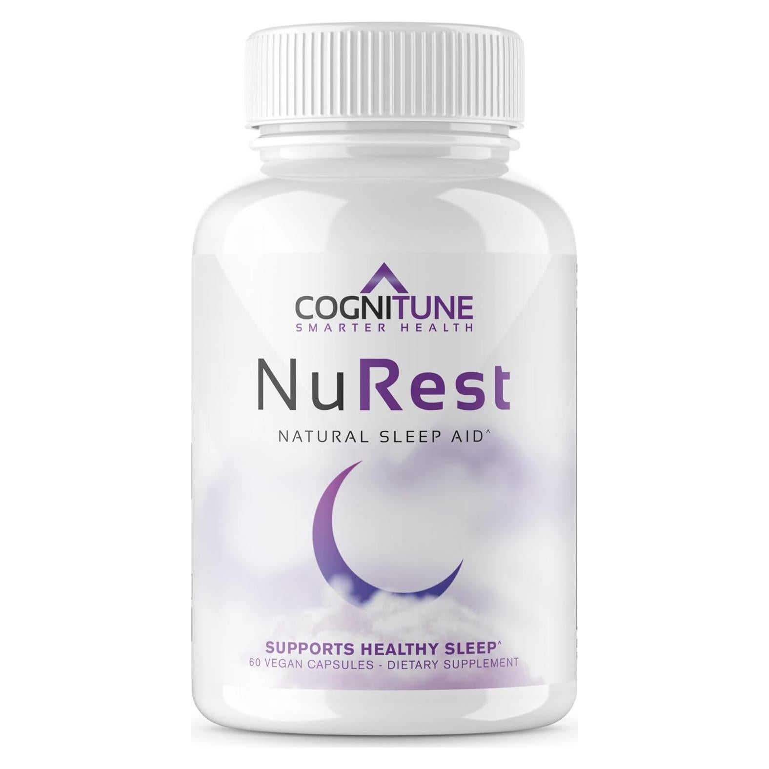 Suplemento Natural para Dormir CogniTune - 60 Cápsulas Sin Somnolencia