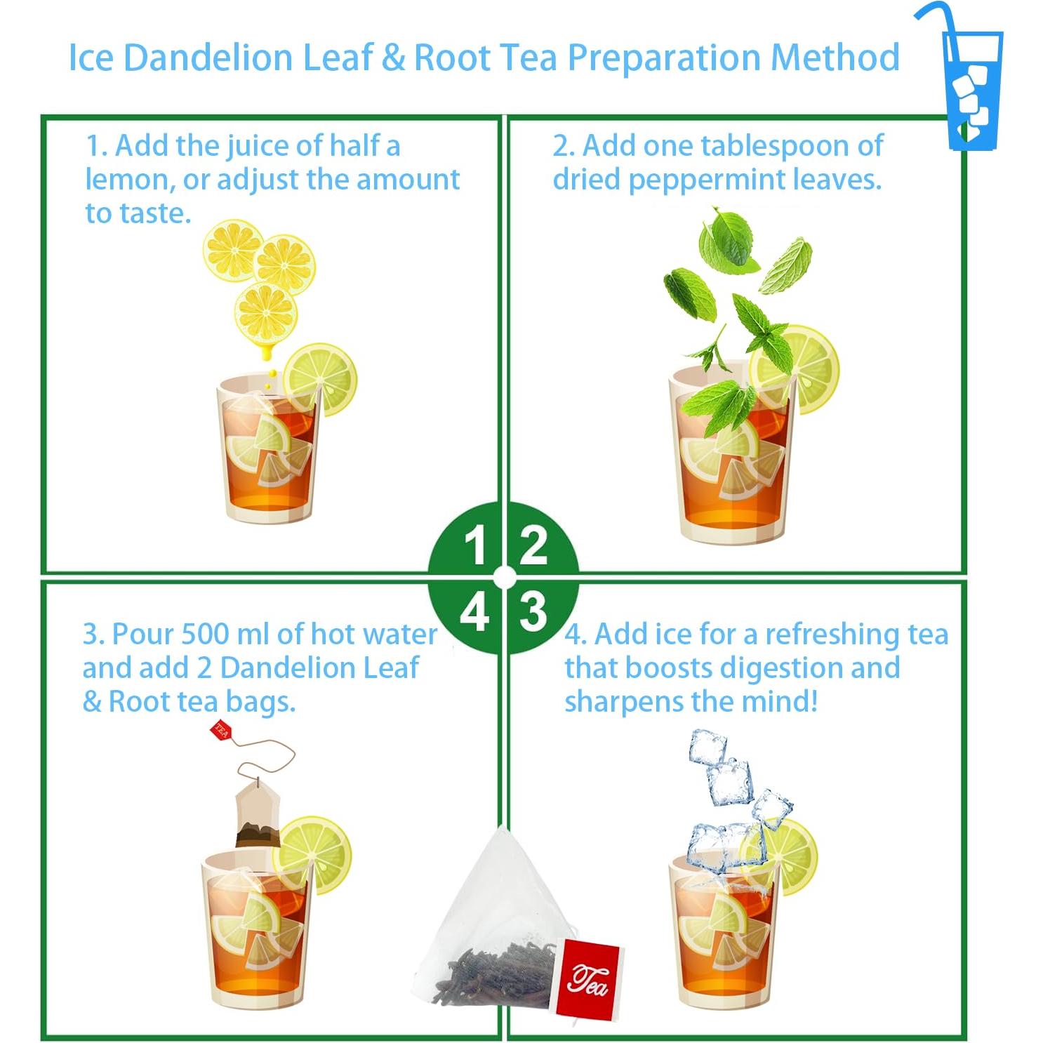 Té Herbal Samcci de Hoja y Raíz de Diente de León 50 Bolsitas