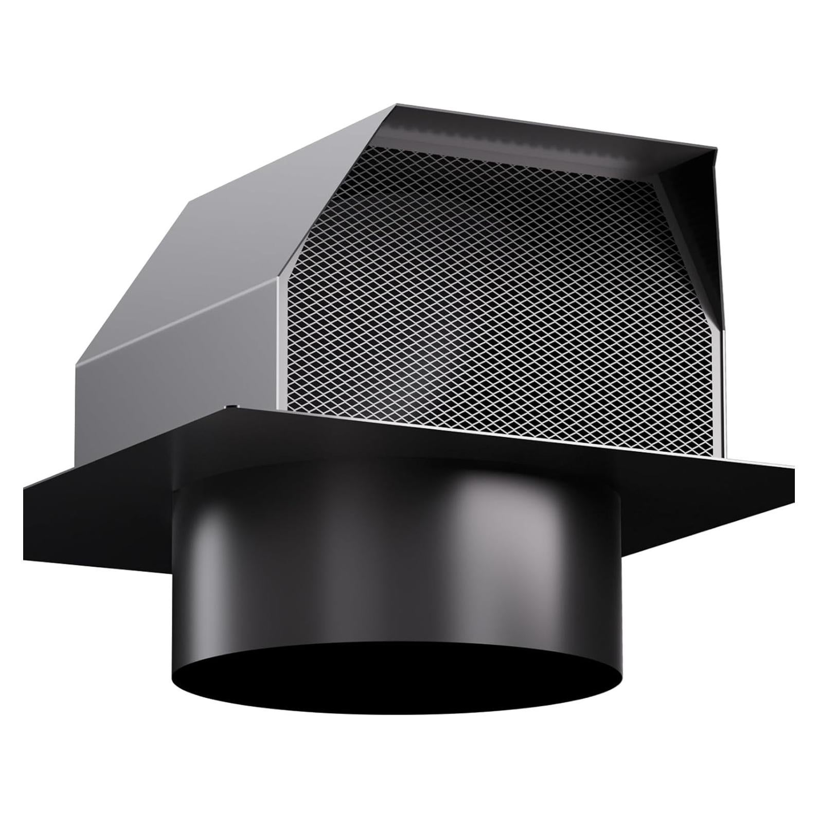 Tapa de Ventilación de Techo Hon&Guan 10.16 cm Acero Galvanizado