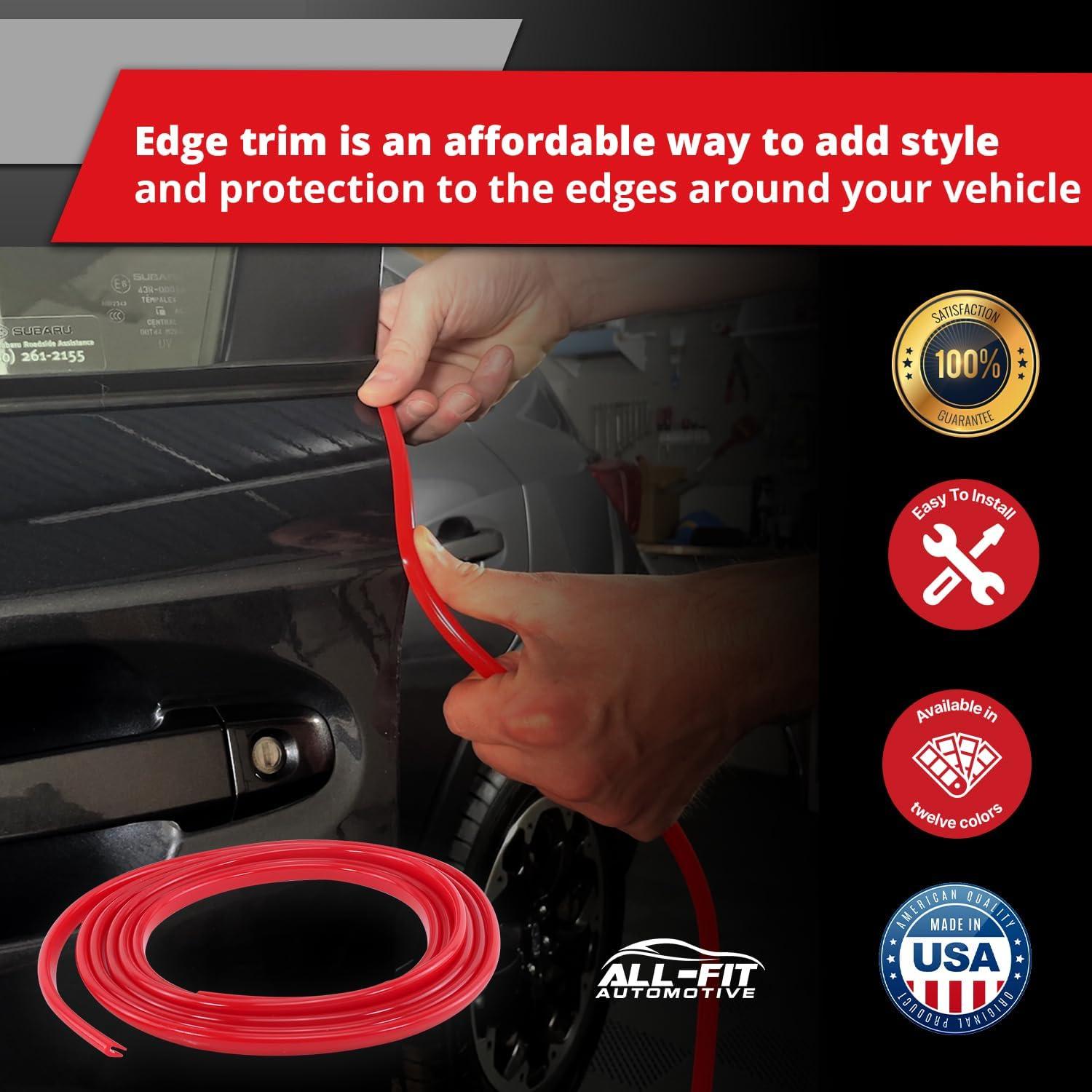 Protector de Bisel de Puerta All-Fit 3.05m Universal Negro