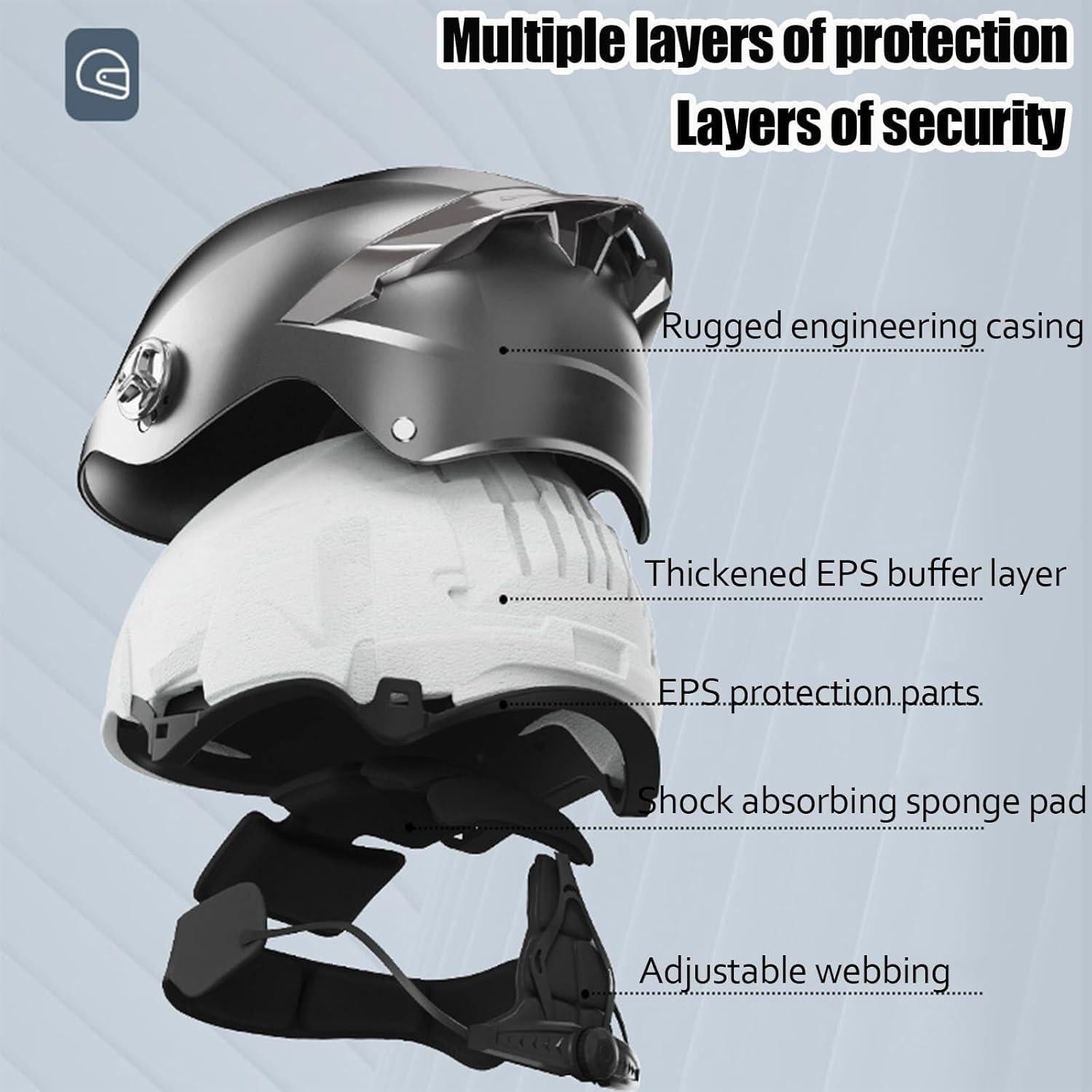 Casco Abierto MTB MTLIVE Rosa Retro 3/4 Doble Visor