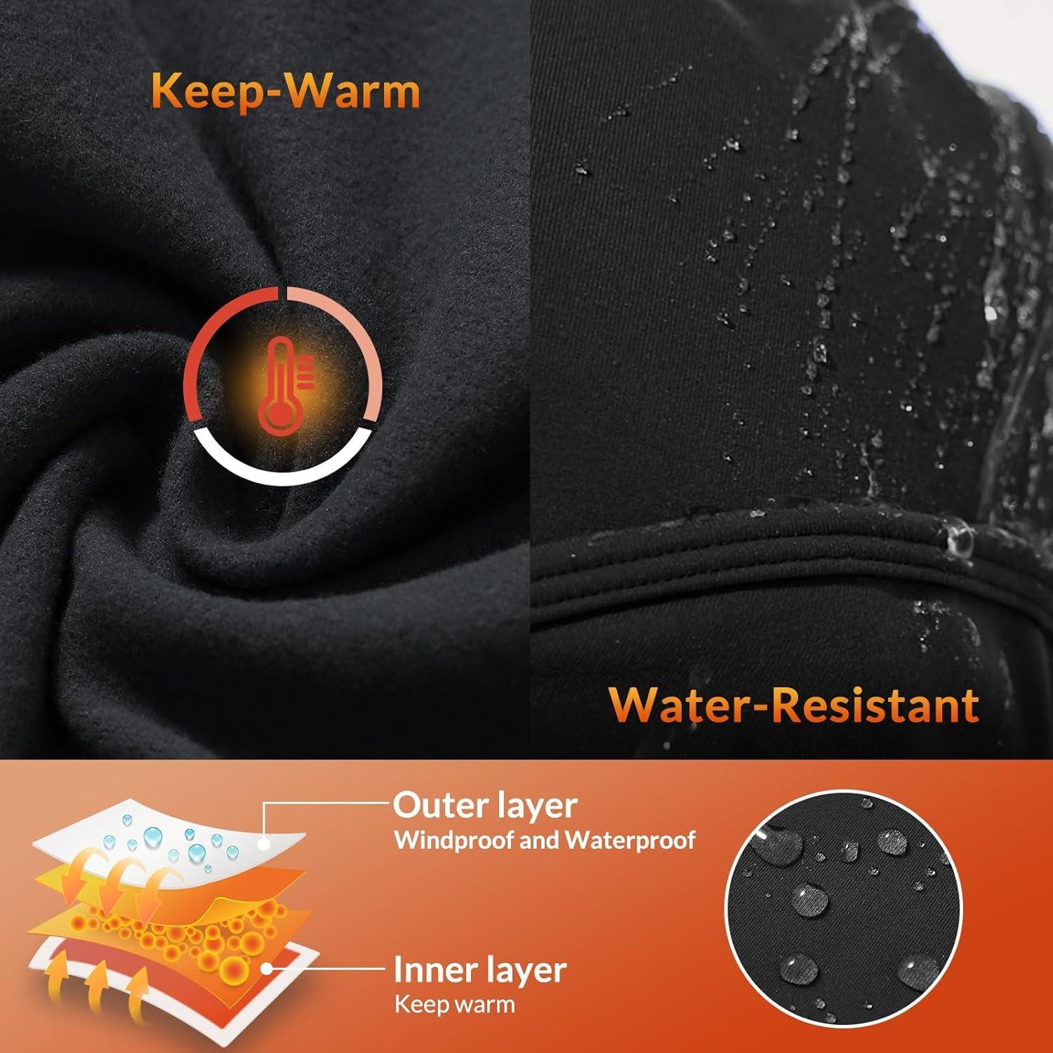 Baleaf Balaclava Resistente al Agua Unisex para Esquí y Snowboard