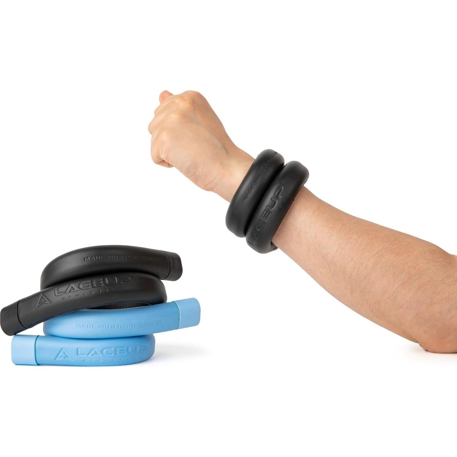 Pesas de Muñeca LaceUp 0.45 kg - 2 Piezas Ajustables para Yoga