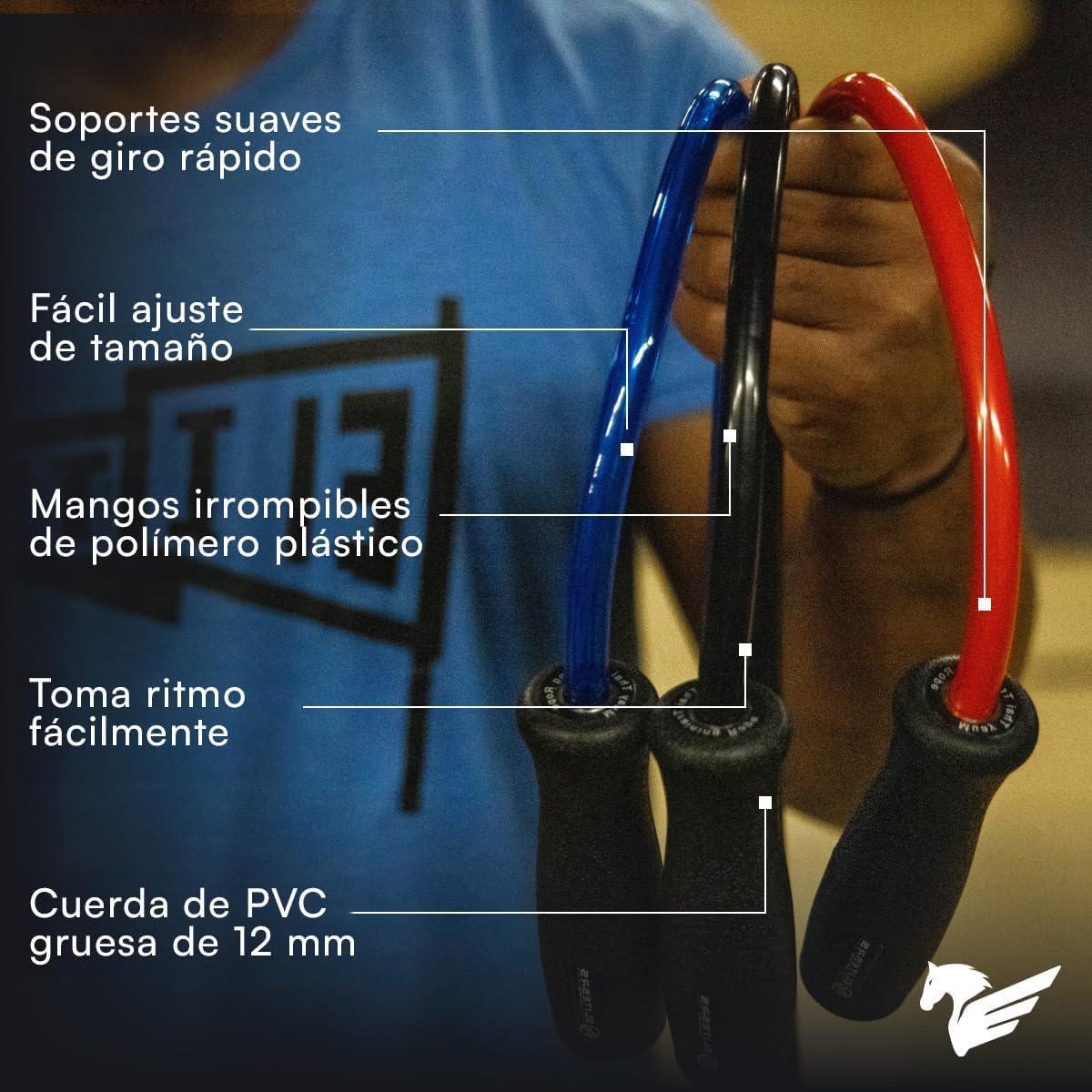 Cuerda de Salto Pesada EliteSRS 2.44m para Fitness y Muay Thai