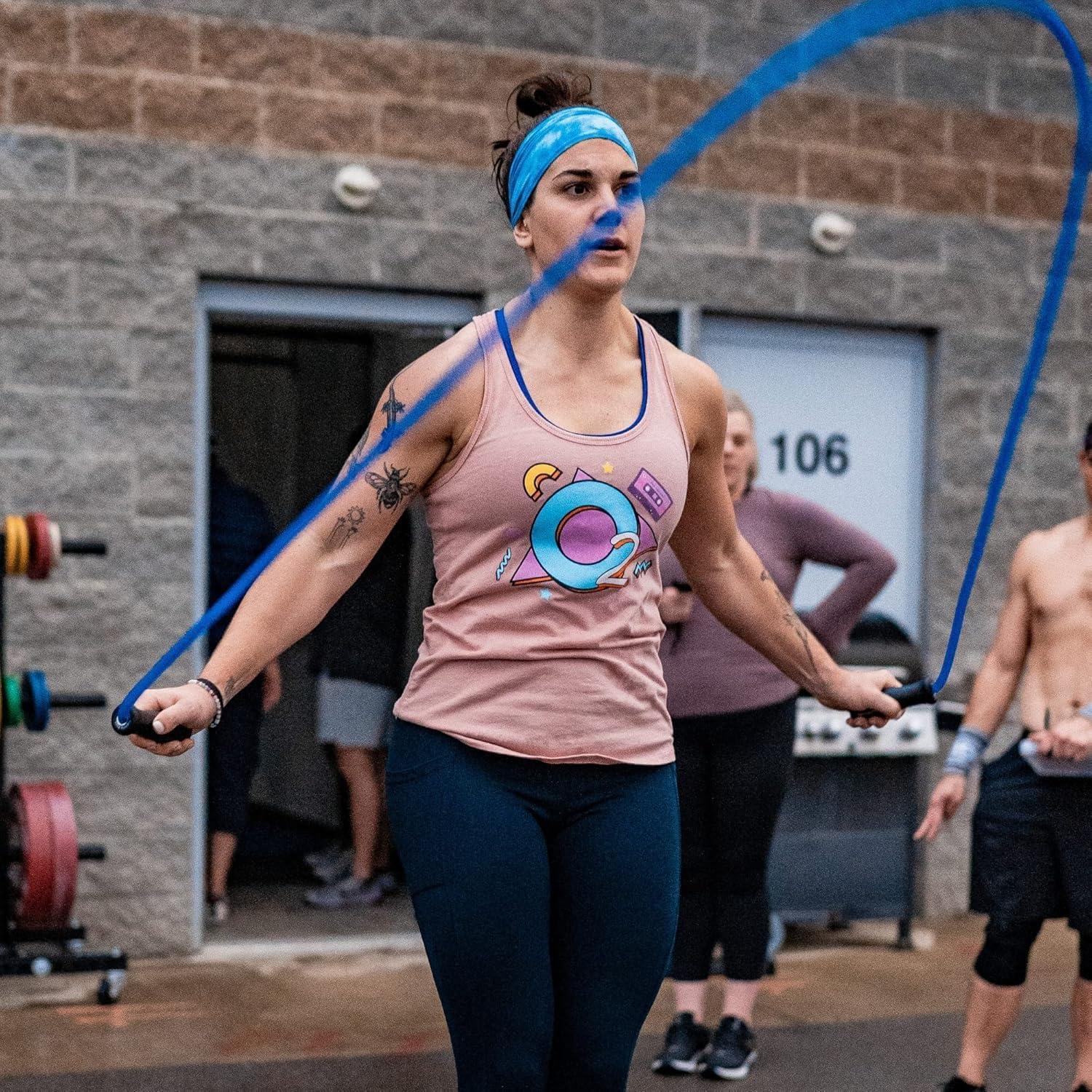 Cuerda de Salto Pesada EliteSRS 2.44m para Fitness y Muay Thai