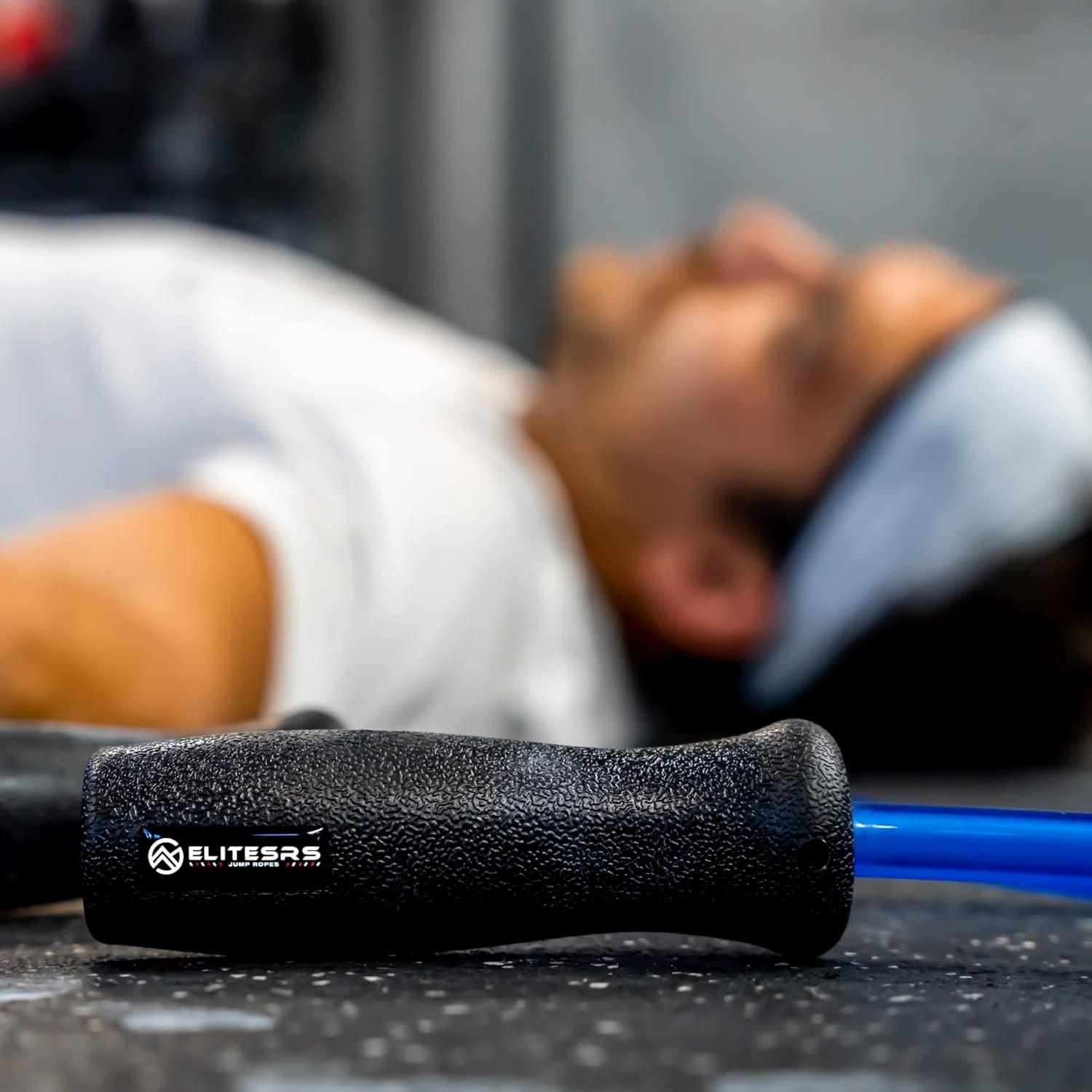 Cuerda de Salto Pesada EliteSRS 2.44m para Fitness y Muay Thai