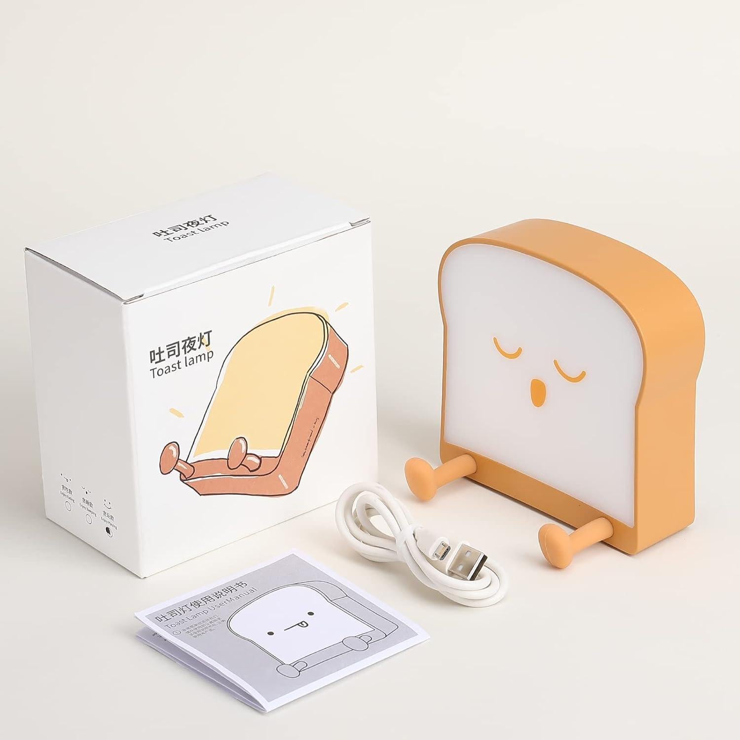 Lámpara Nocturna Kawaii Gato LOVERRUIS 1/3 Horas Luz Colorida