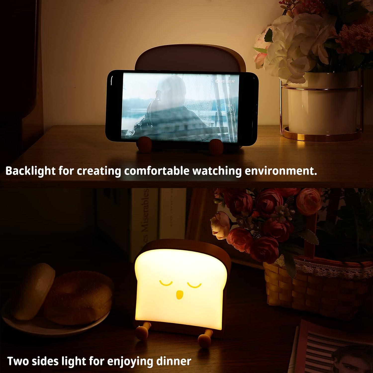 Lámpara Nocturna Kawaii Gato LOVERRUIS 1/3 Horas Luz Colorida