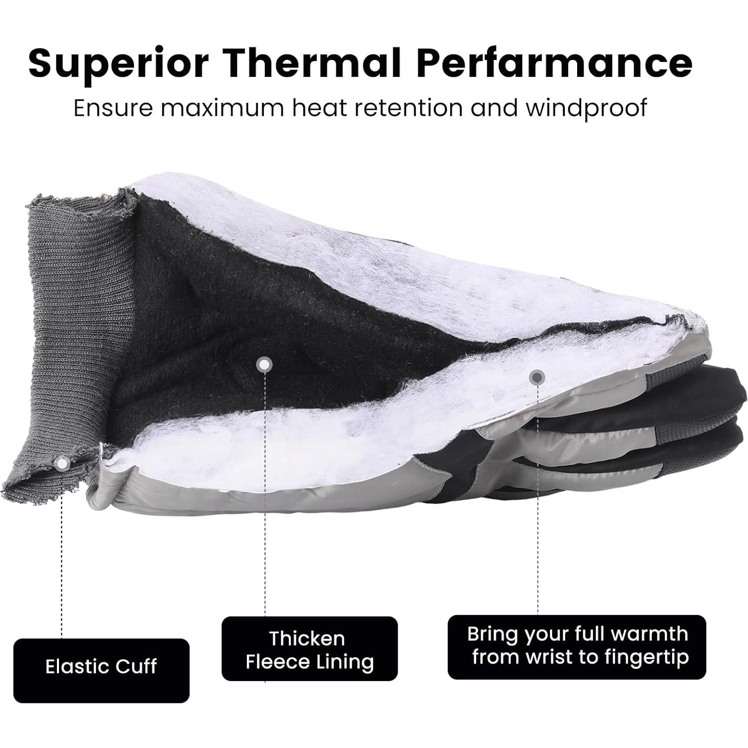 Guantes de Esquí Térmicos Trifabricy - Impermeables y Táctiles