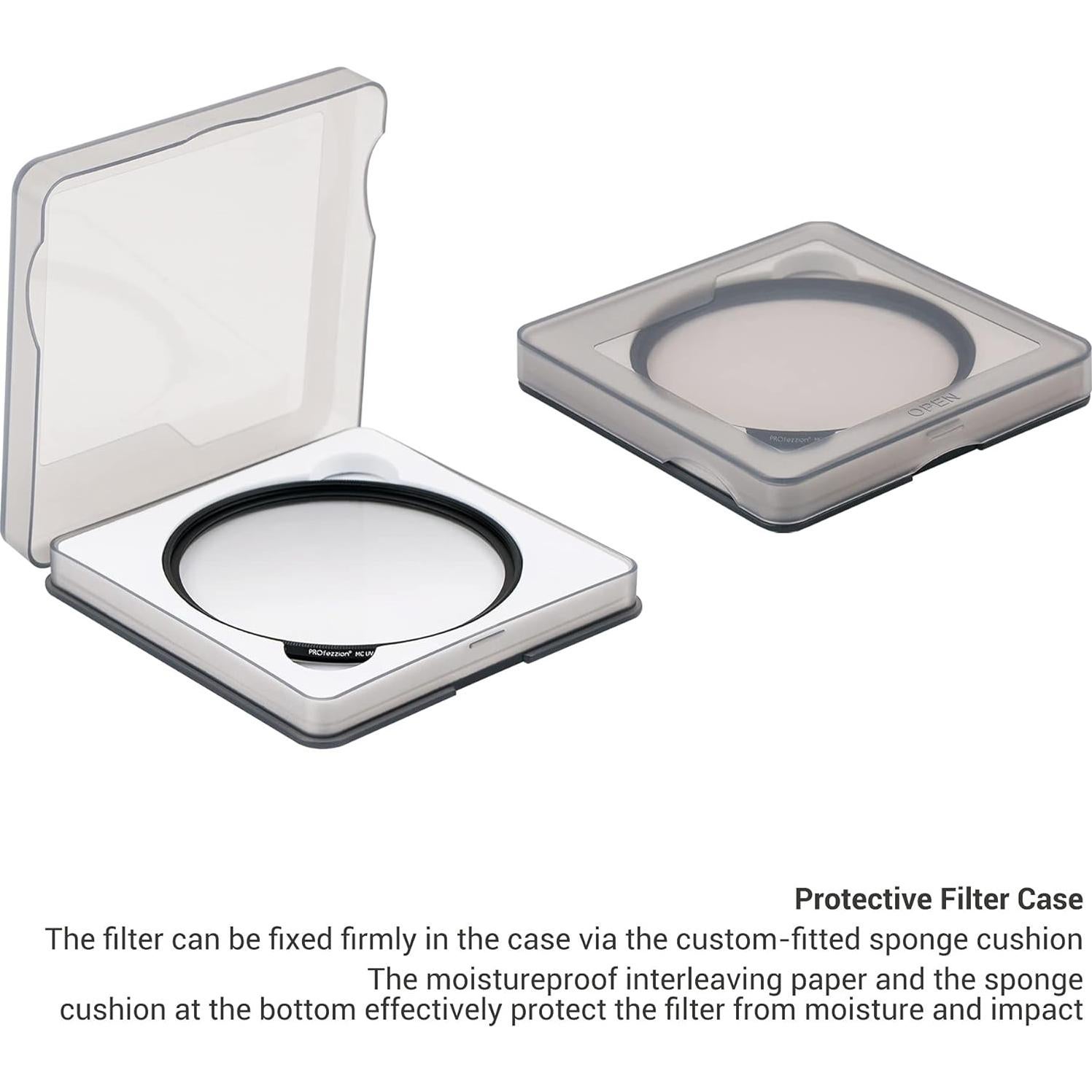 Filtro UV PROfezzion 40.5mm Ultra Delgado para Cámaras Sony