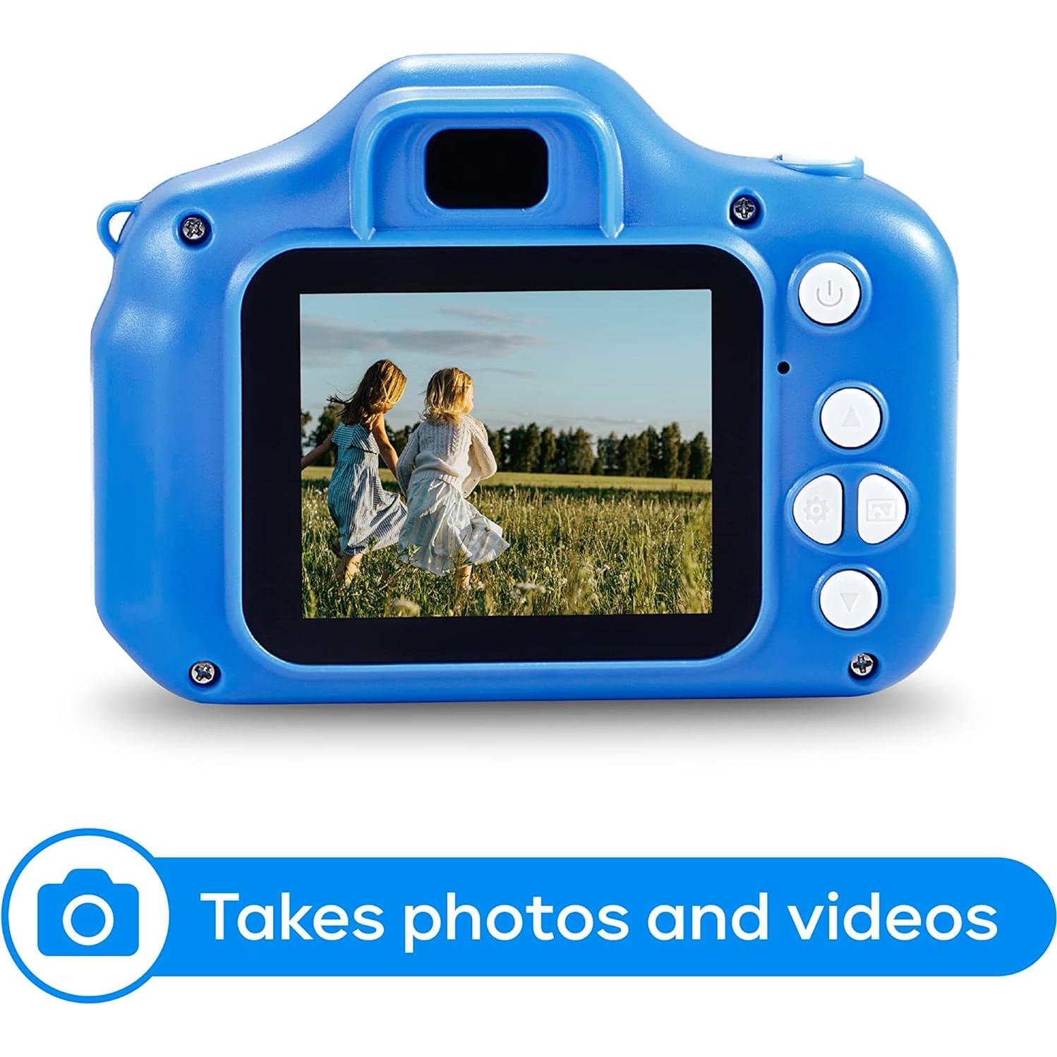 Cámara Digital Kidzcam Vivitar 12 MP HD para Niños Azul