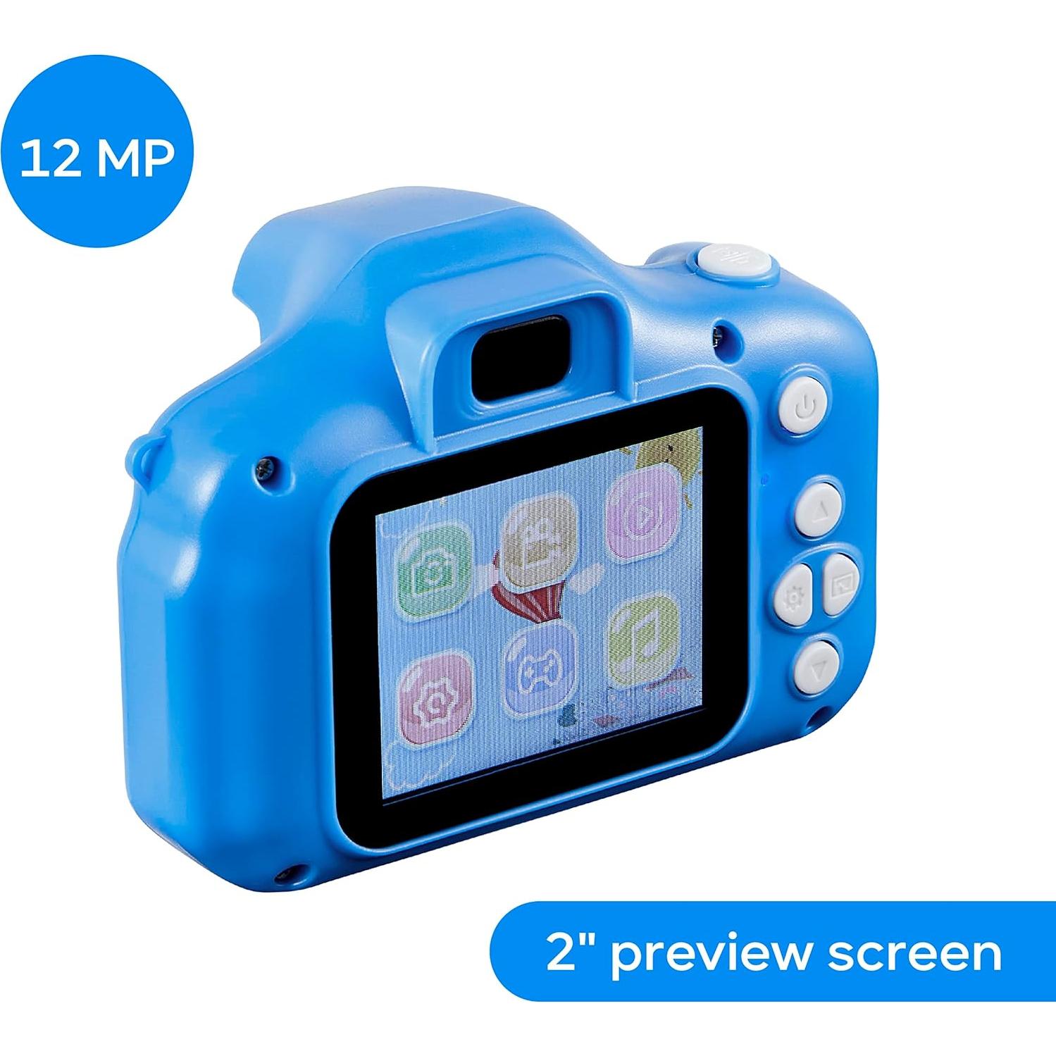 Cámara Digital Kidzcam Vivitar 12 MP HD para Niños Azul