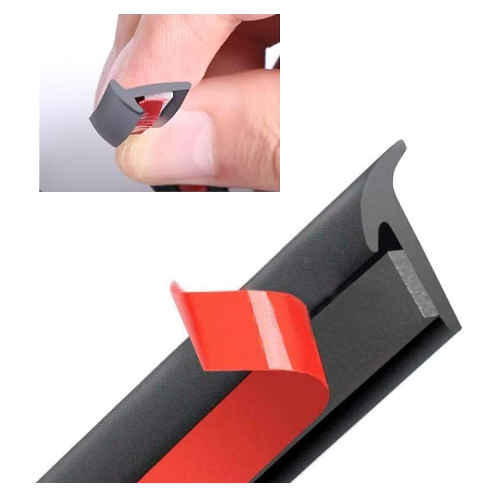 Cinta de Sellado Automotriz Sodcay 5M Negro Tira en T 8x10mm