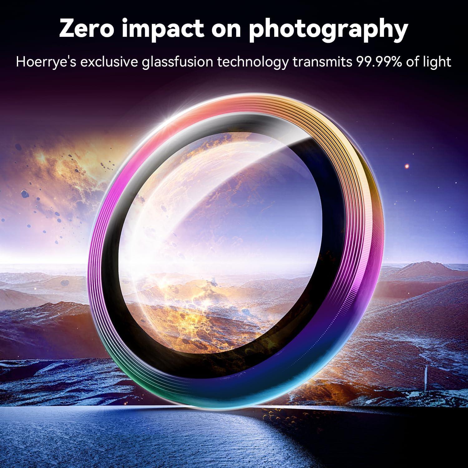 Protector de Lente de Cámara Hoerrye para Samsung Galaxy S25 Ultra