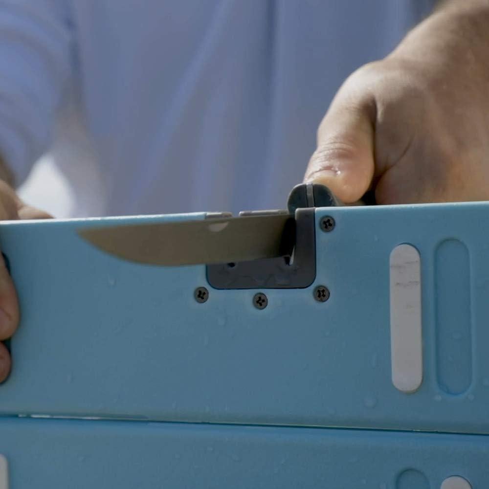 Tabla de Cortar Plegable Toadfish XL con Afilador - Verde