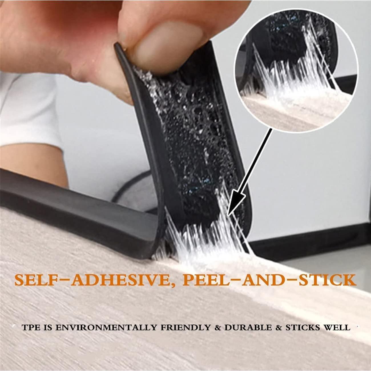 Banda de Biselado Flexible DUNBE 5m x 9mm Negra Autoadhesiva