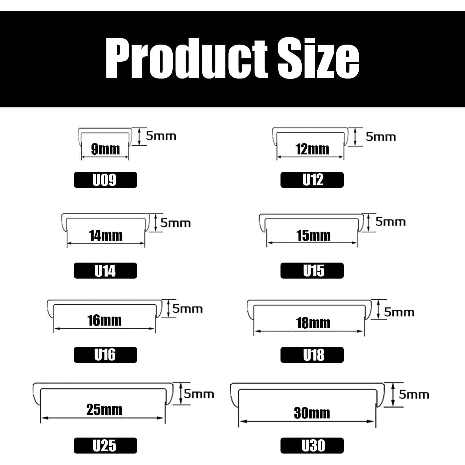 Banda de Biselado Flexible DUNBE 5m x 9mm Negra Autoadhesiva