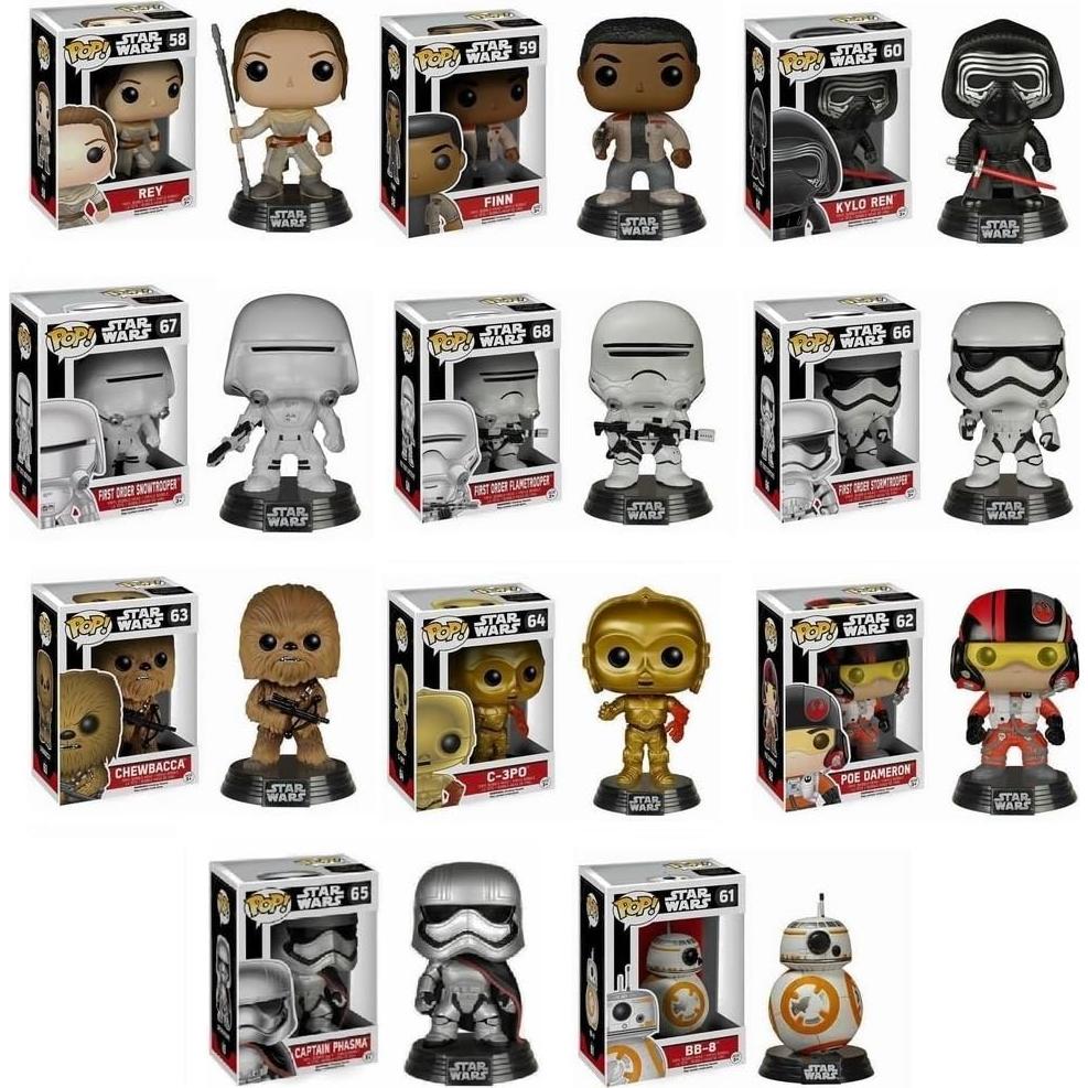 Set de 6 Funko POP Exclusivos - Vinilo Coleccionable