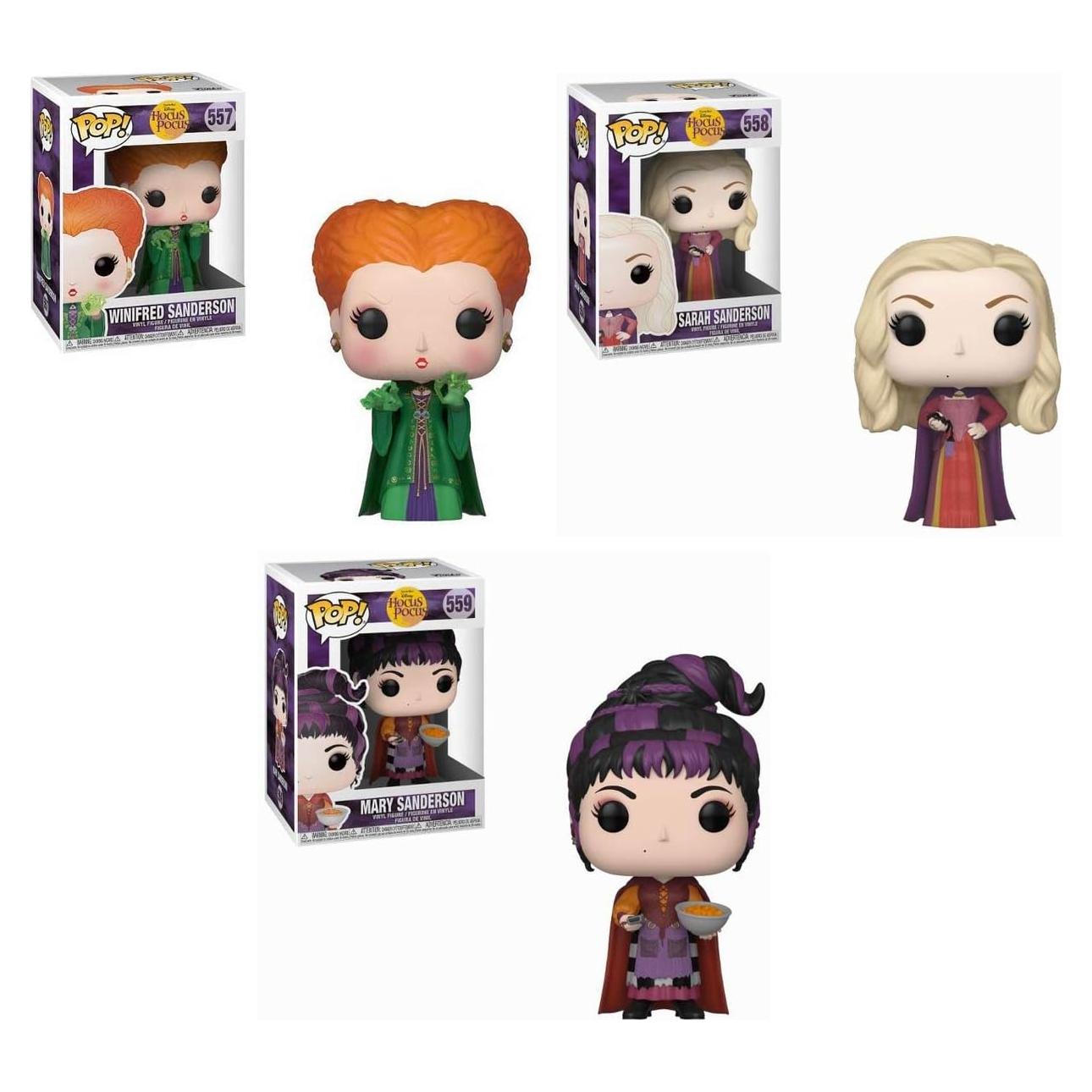 Funko Pop! Hocus Pocus Hermanas Sanderson 3 Figuras 9.5 cm
