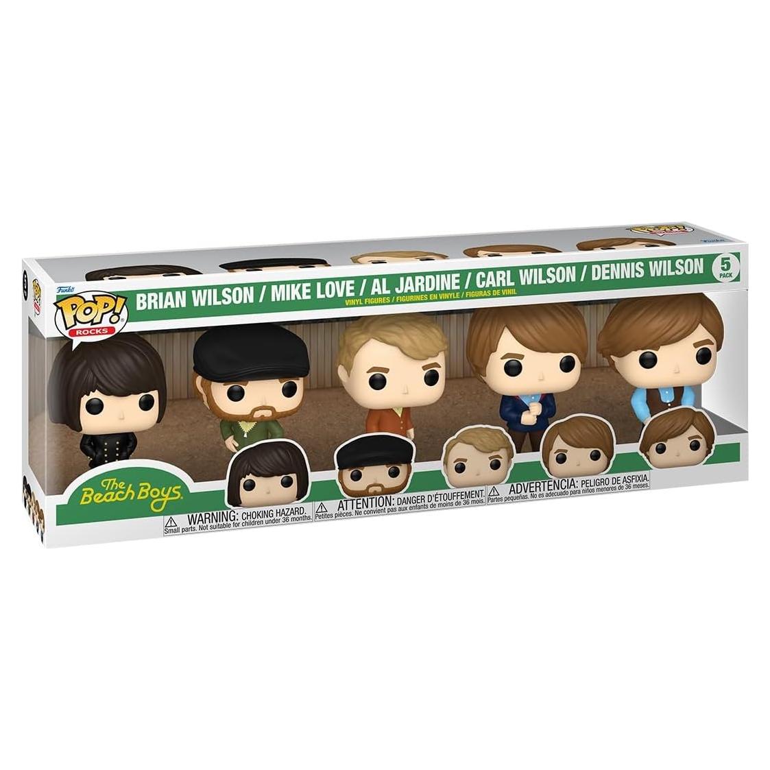 Pop! Rocks: The Beach Boys - Brian Wilson, Mike Love, Al Jardine, Carl Wilson, and Dennis Wilson, 5-Pack