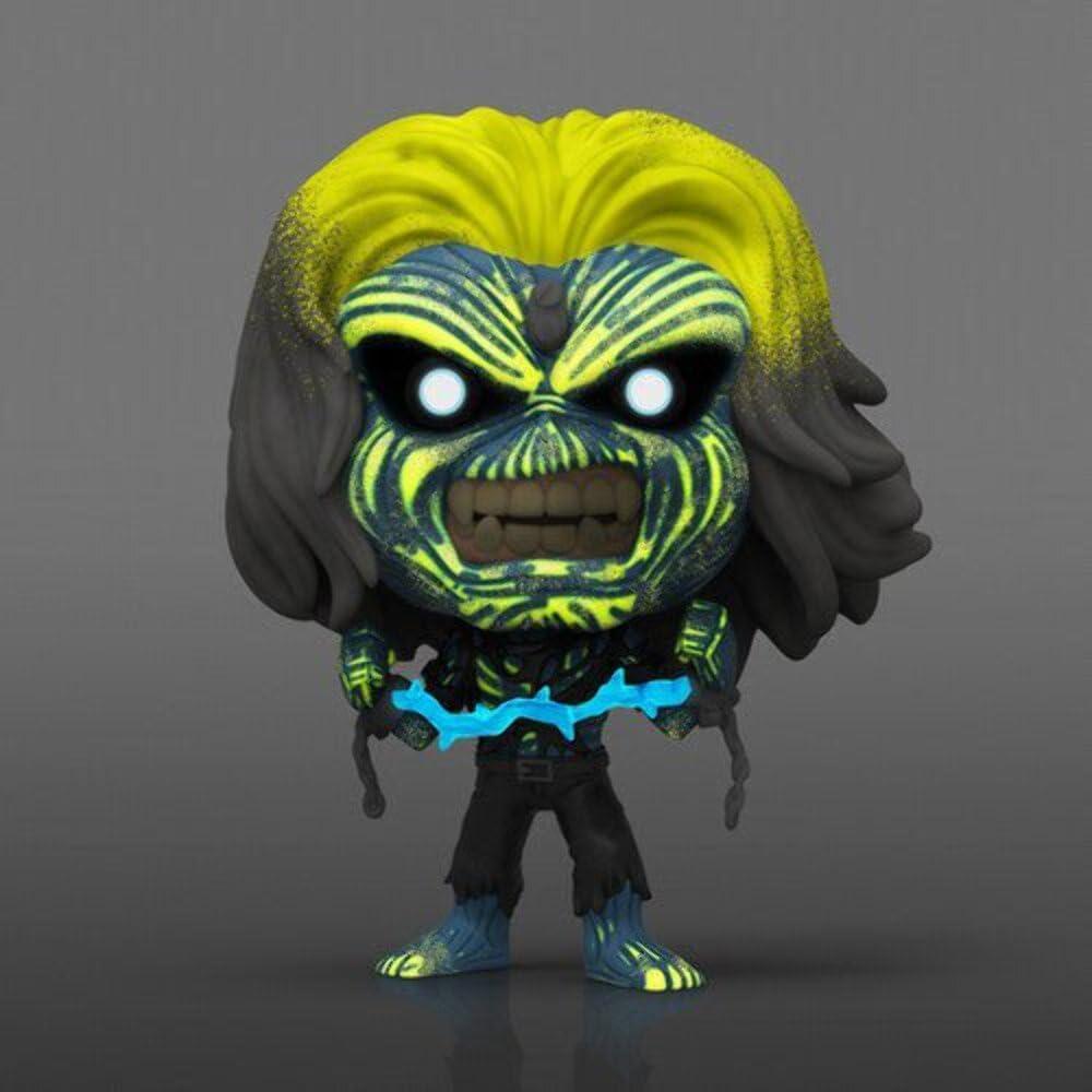 Funko Pop! Iron Maiden Eddie 4 Figuras Brillan en Oscuridad