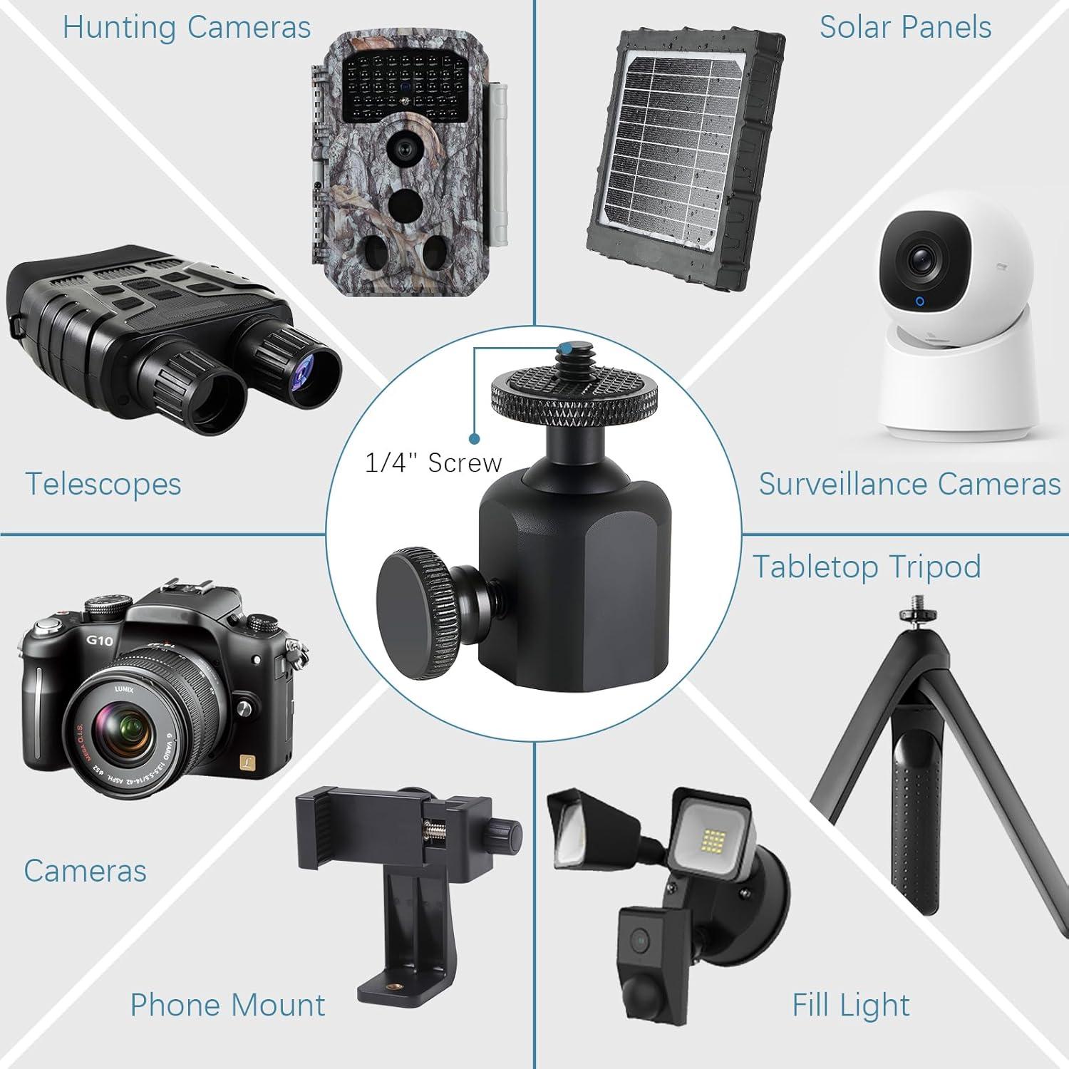 Cabezal de bola mini universal Folgtek 360° para cámara