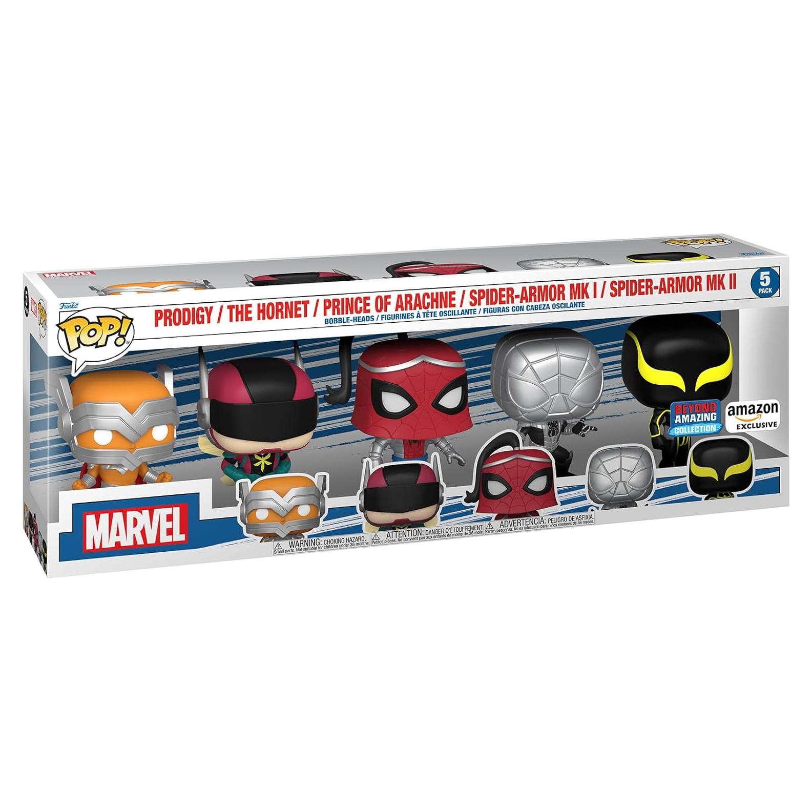 Funko Pop! Marvel 5 Pack Spider-Man Más Allá de Asombroso