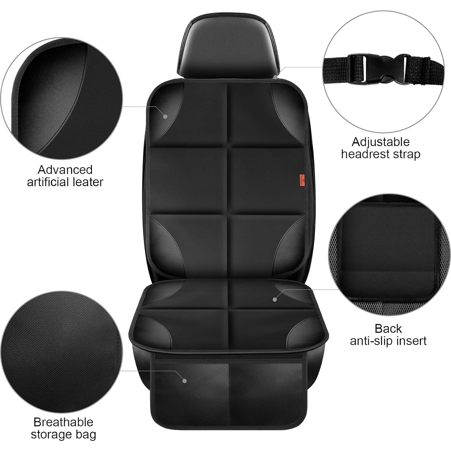 Protector de Asiento de Coche XHYANG Negro Universal 600D
