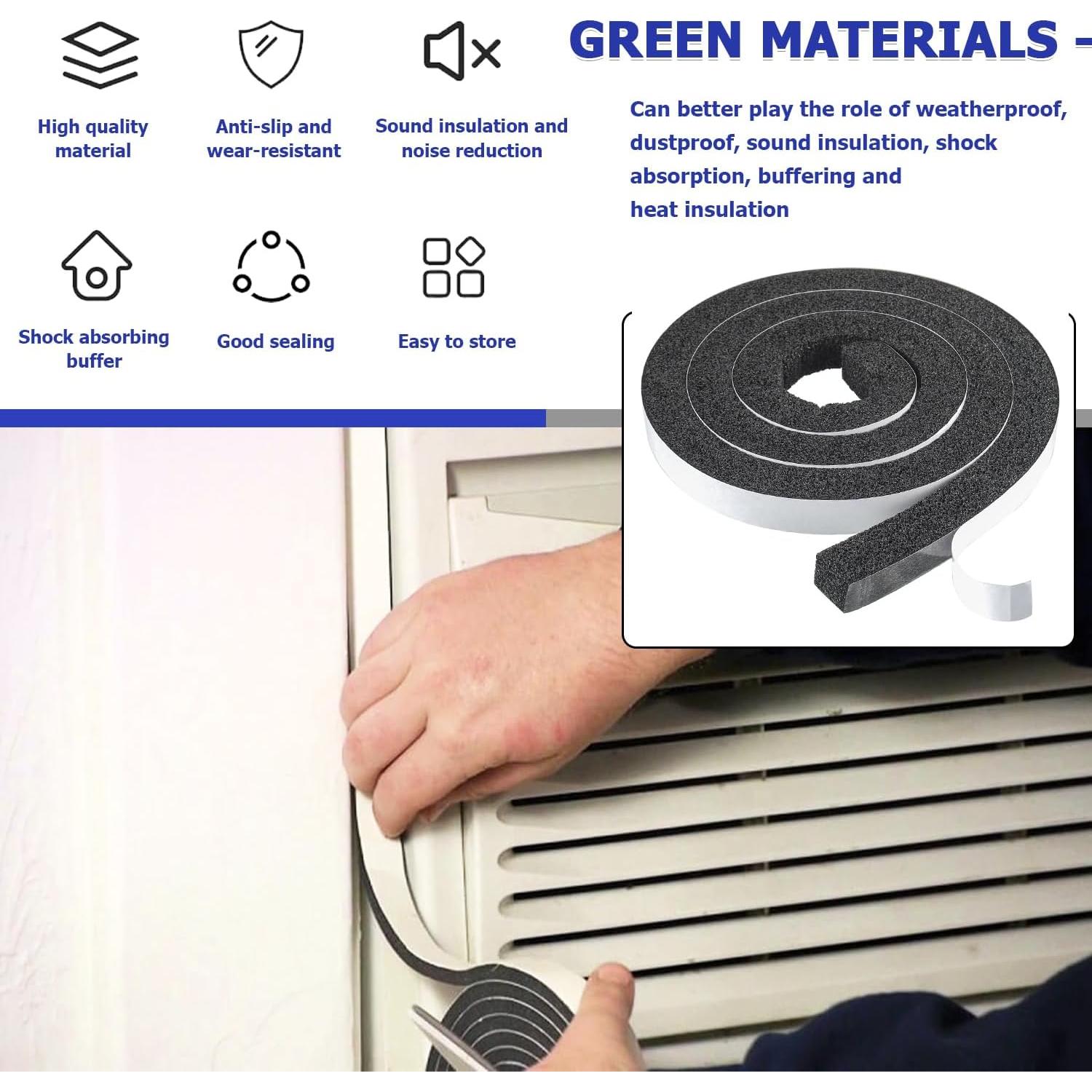 Cinta de Espuma Adhesiva BOJACK 2 Rollos 2.54cm x 1.98m