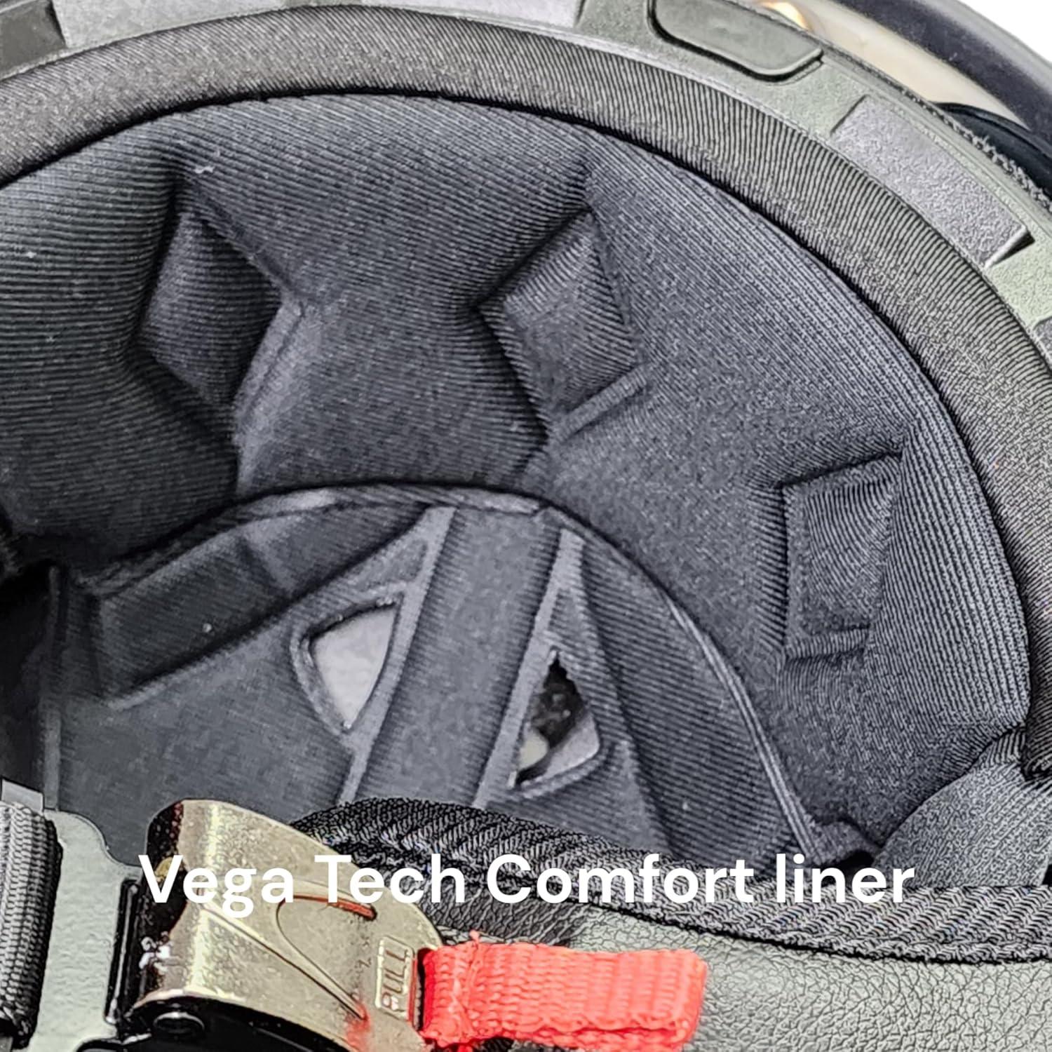 Casco de Motocicleta Vega Warrior II Ajustable Unisex