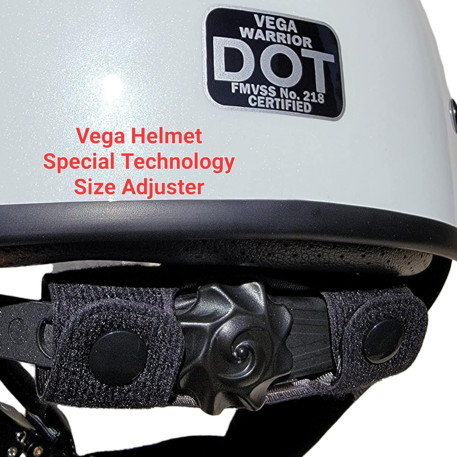 Casco Abierto Vega Guerrero II Ajustable Solar 53-54 cm