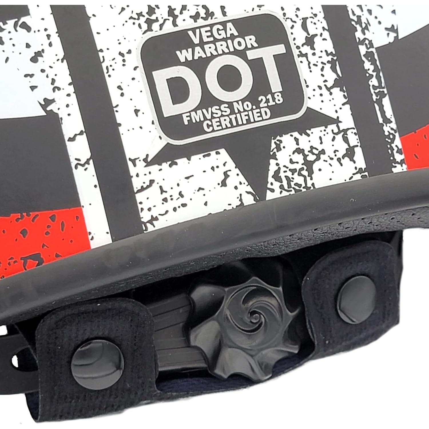 Casco Abierto Vega Guerrero II Ajustable Solar 53-54 cm