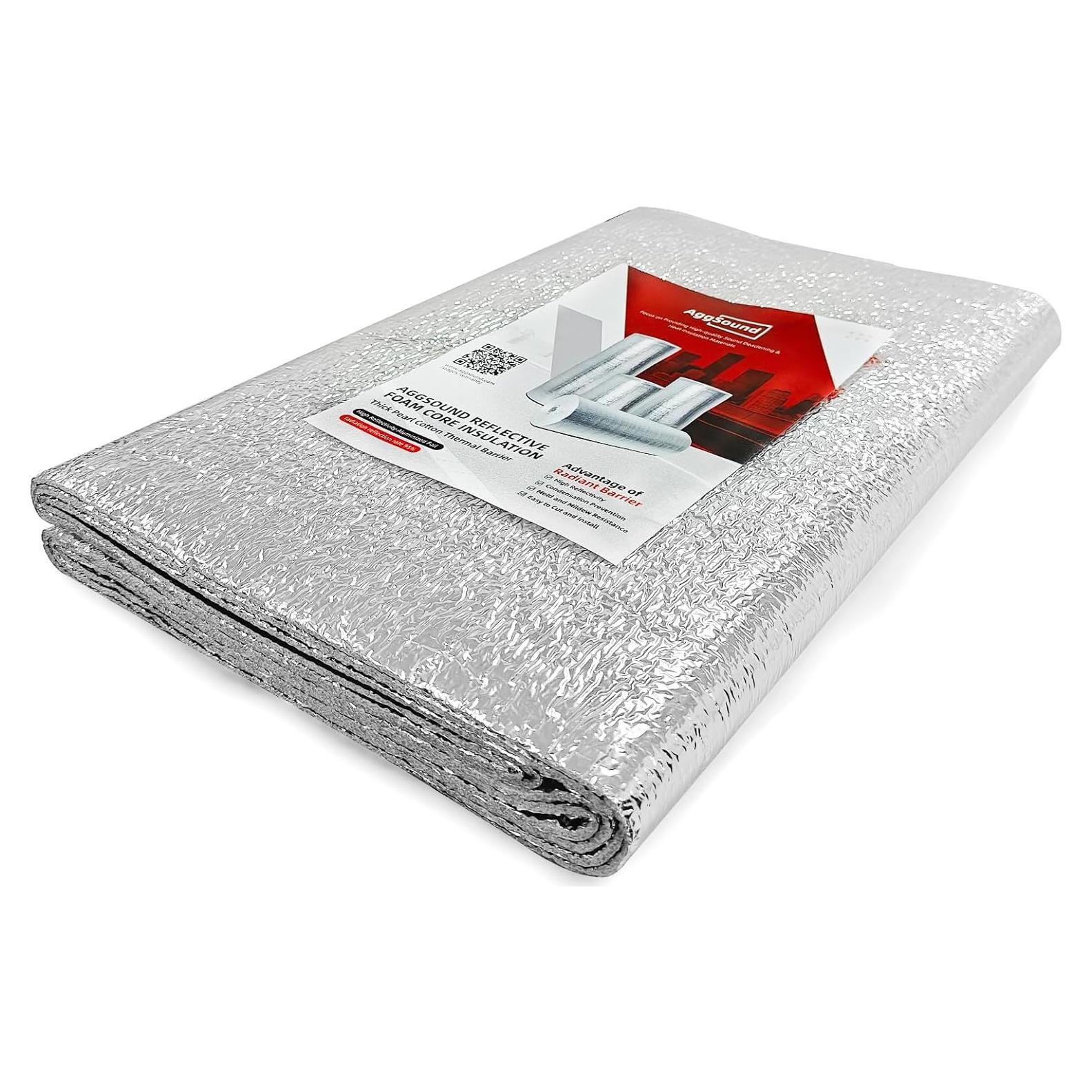 Hojas de Aislamiento Reflectante AggSound 60 cm x 3 m Burbuja