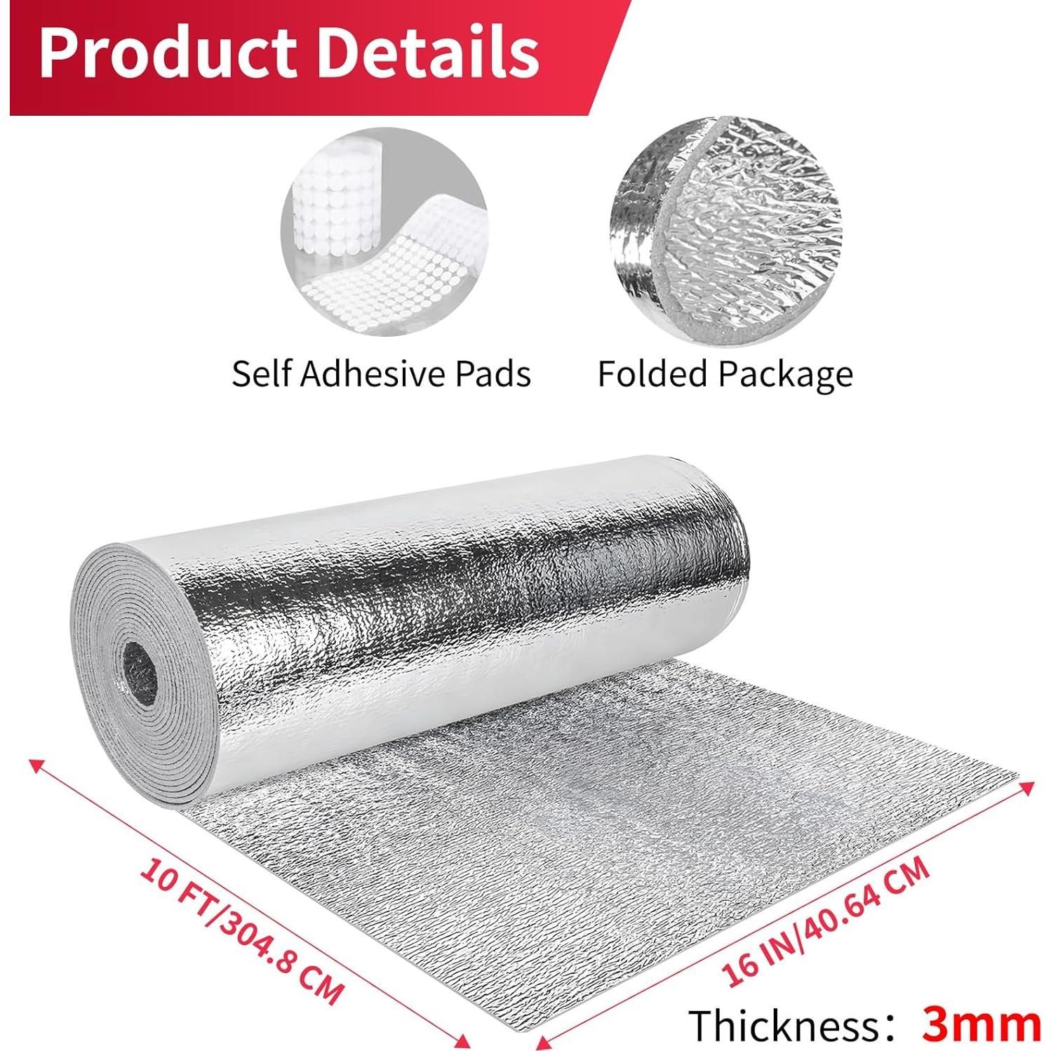 Hojas de Aislamiento Reflectante AggSound 60 cm x 3 m Burbuja